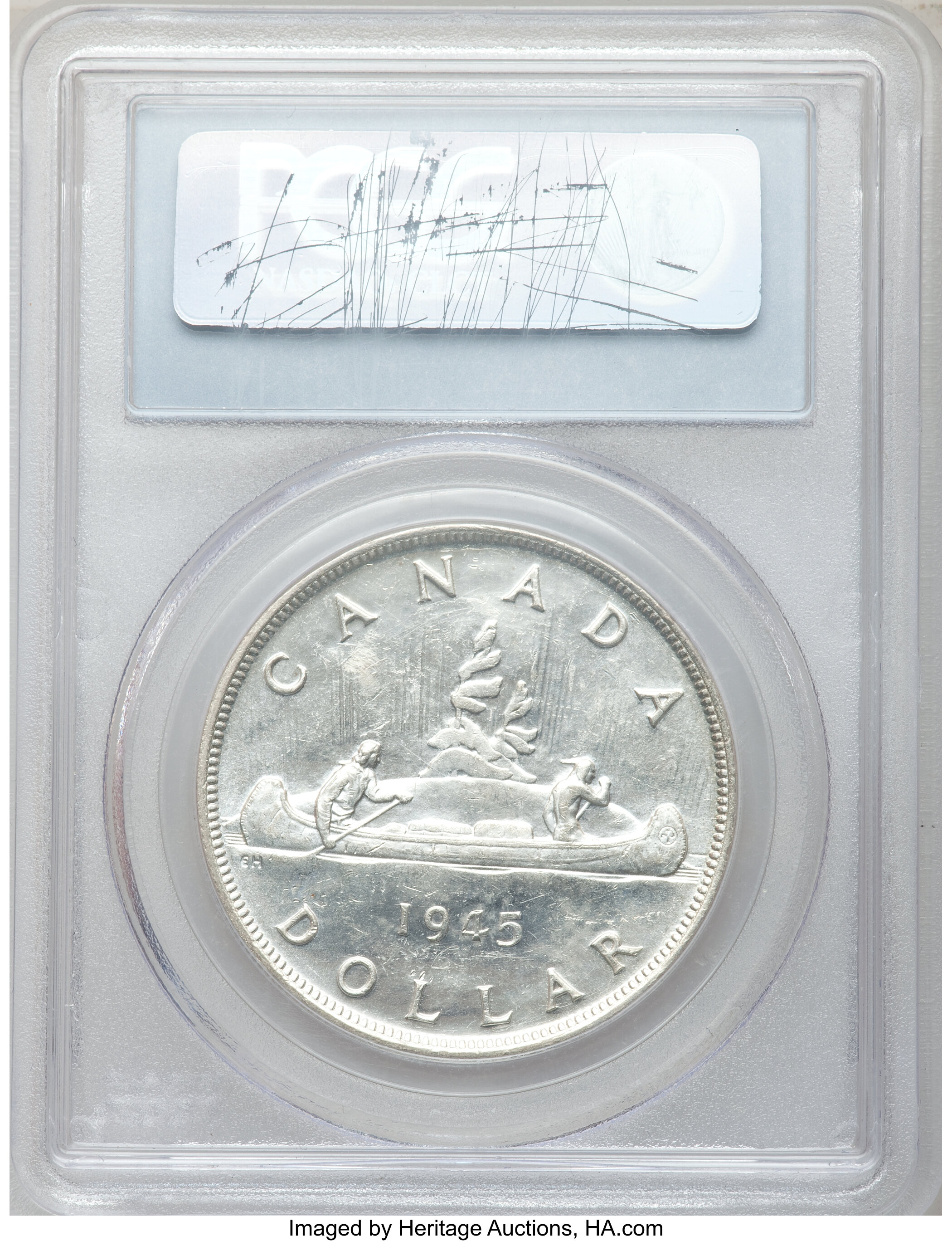 1945 S$1 MS (KM-37) AU58 thumbnail 6