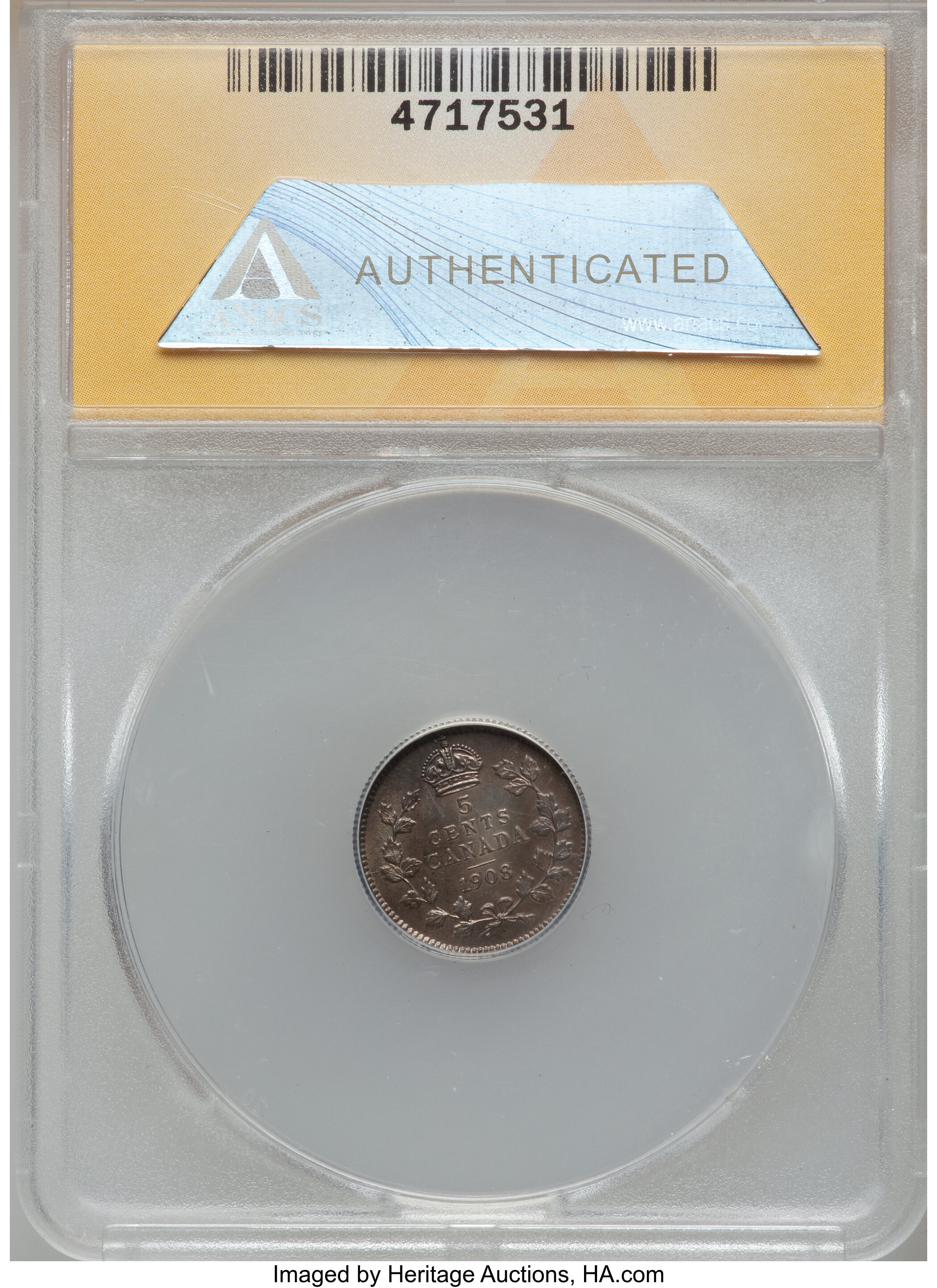 1908 5c Small 8 XF40 thumbnail 2