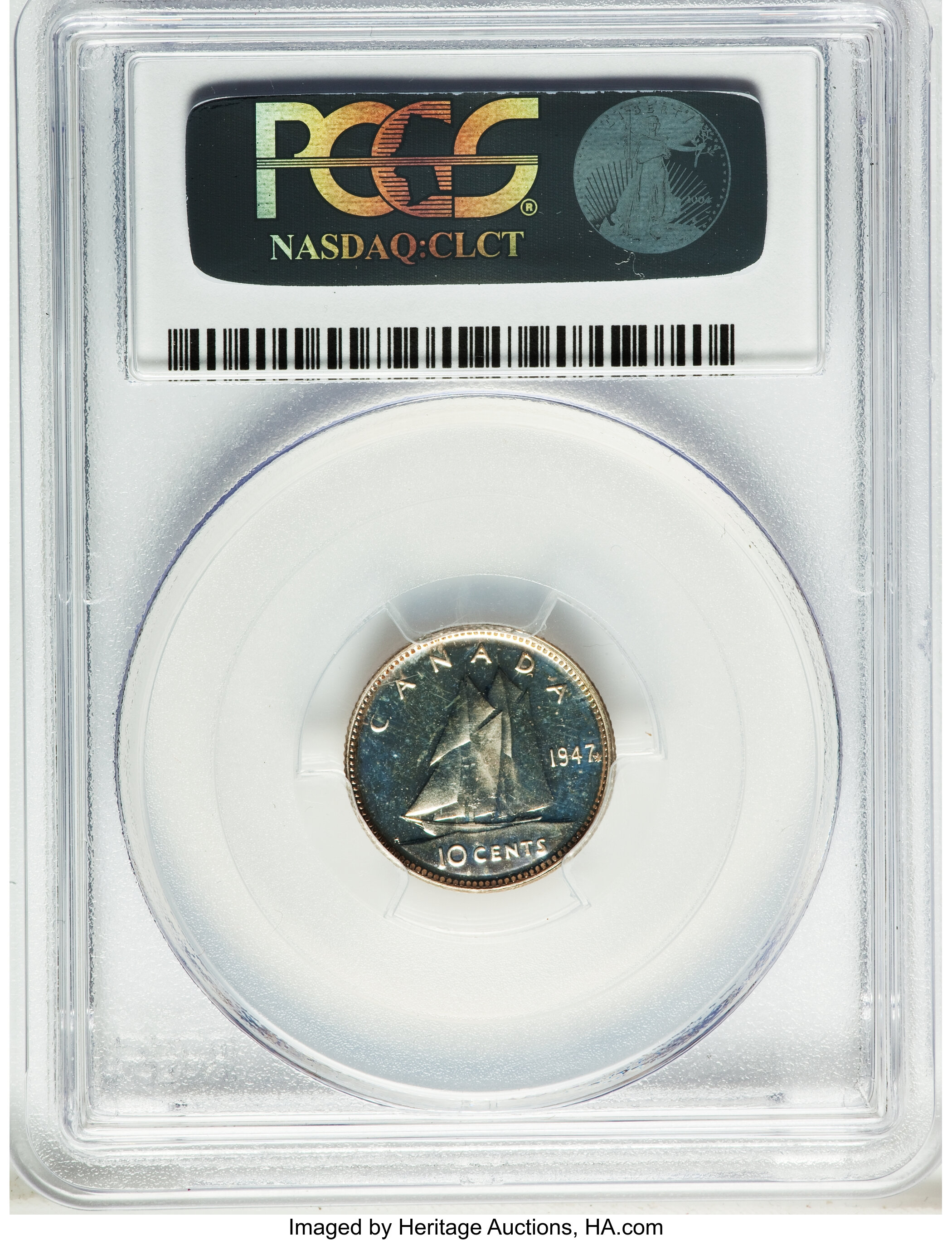 1947 10c Bluenose, Maple Leaf MS63 thumbnail 4