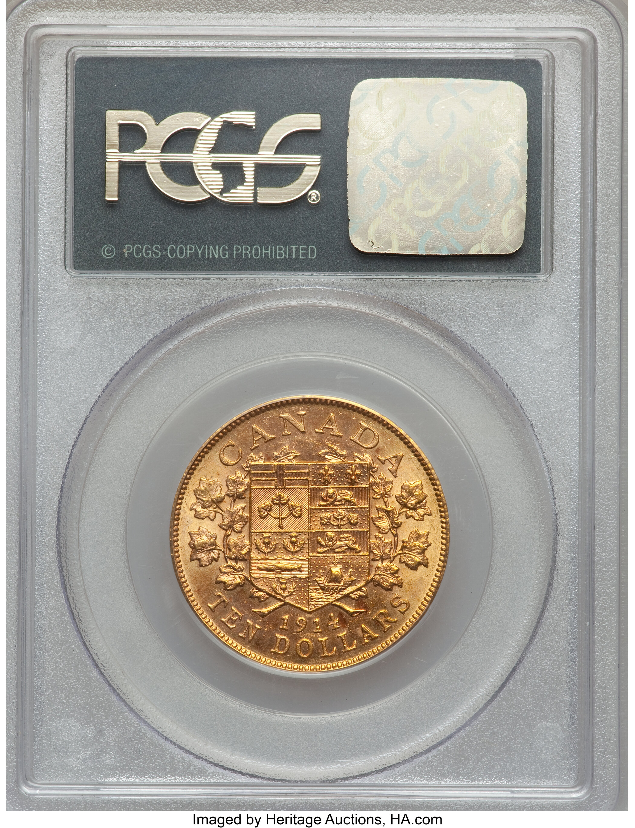 1914 G$10 AU50 thumbnail 20