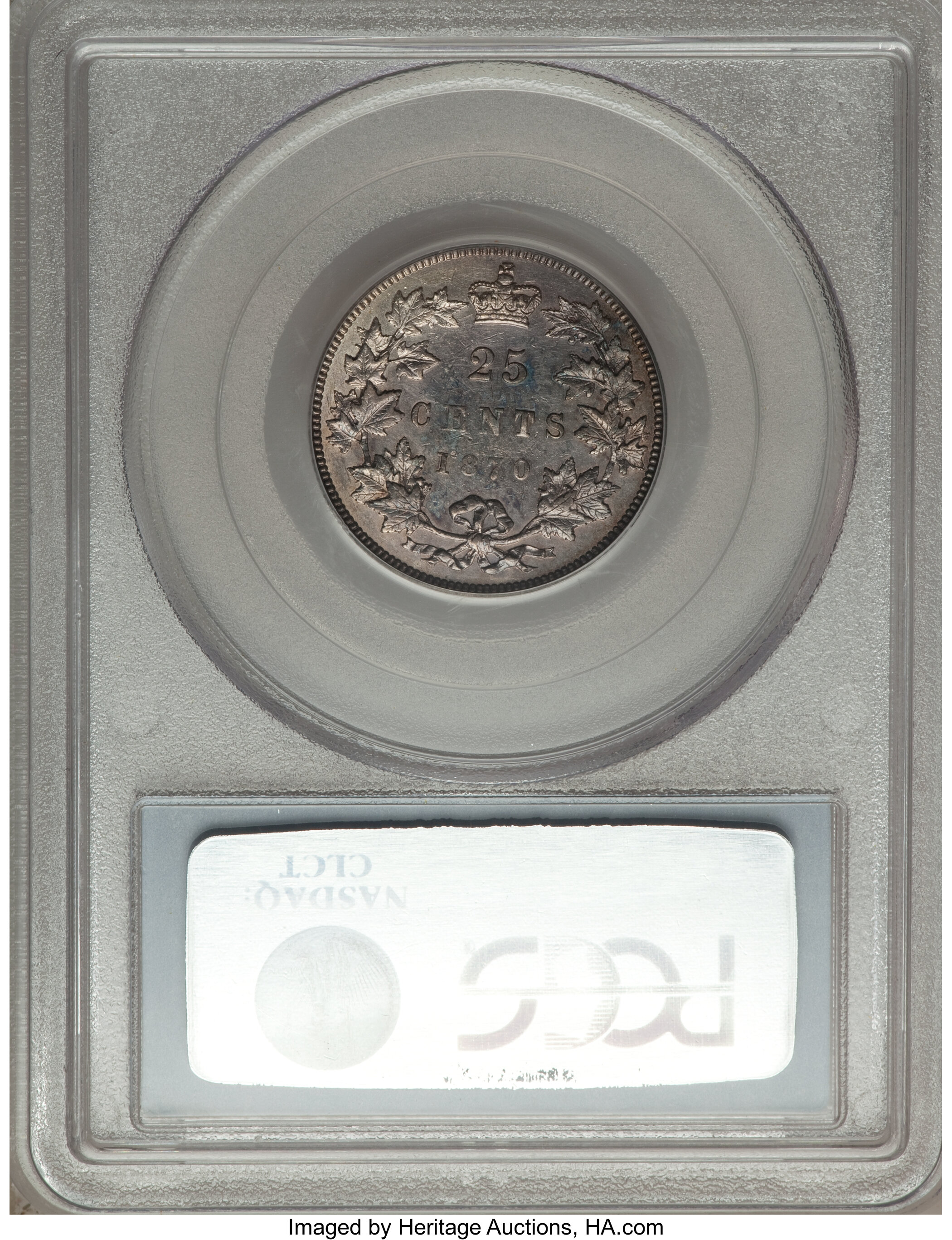 1870 25c Obverse 1 VF20 thumbnail 8