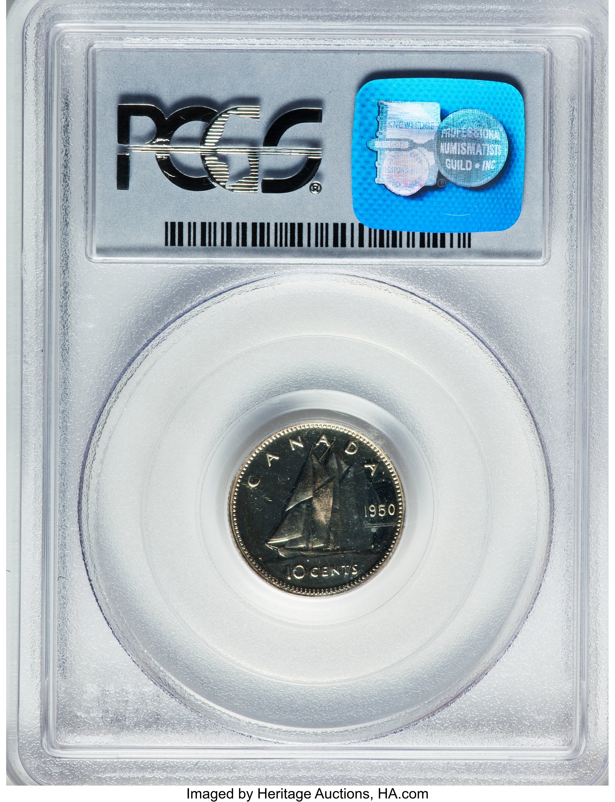 1950 10c Bluenose MS65 thumbnail 2