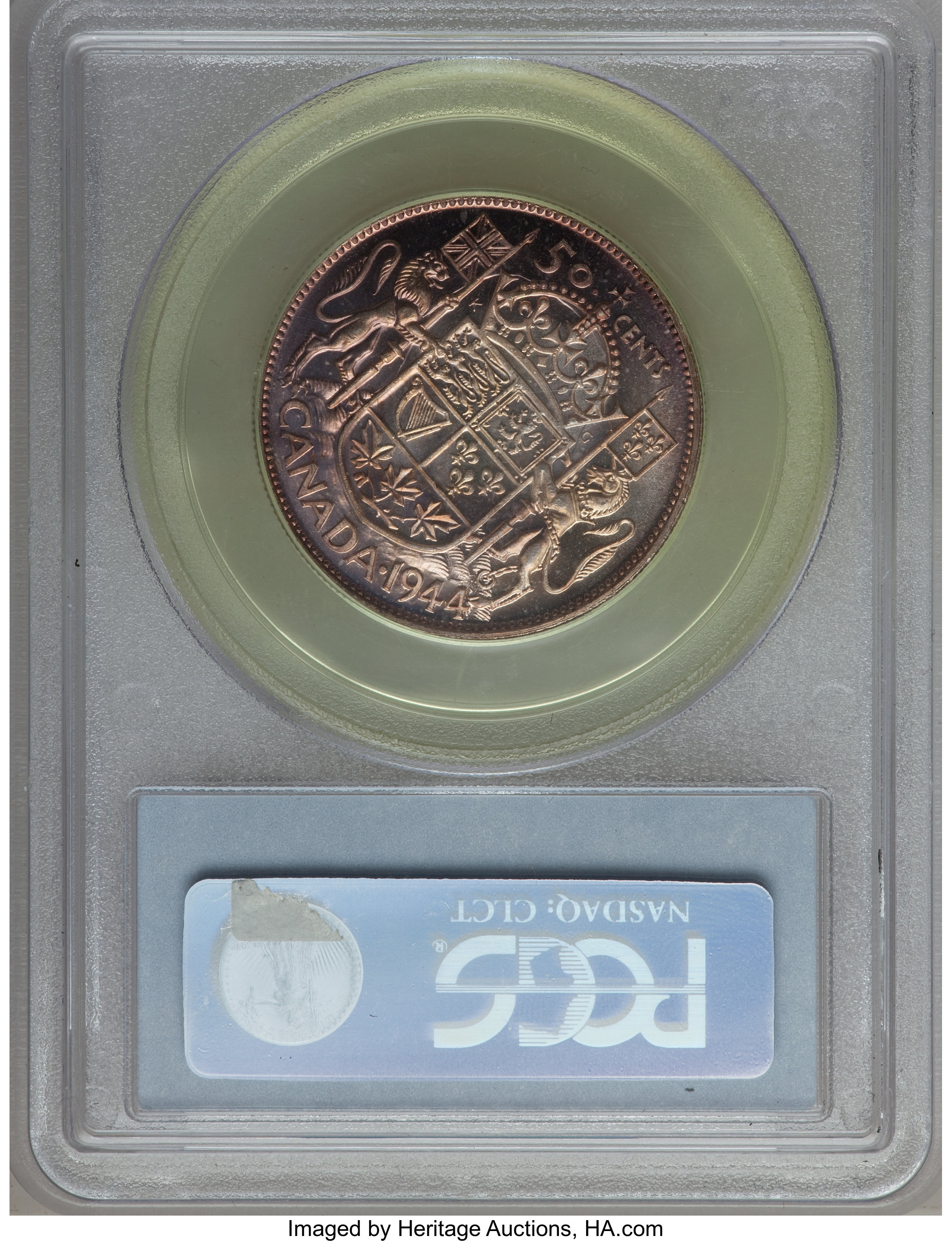 1944 50c Wide Date MS61 thumbnail 7