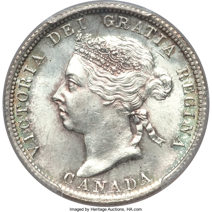 Canada: Victoria 25 Cents 1900,...