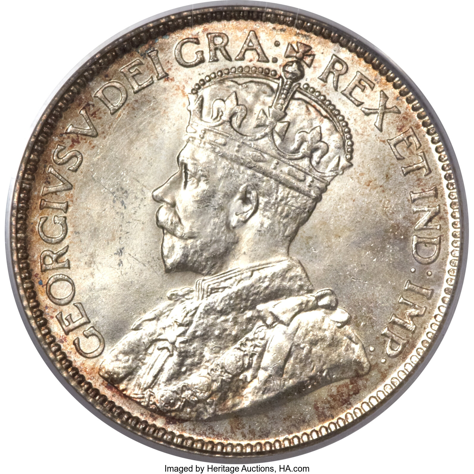 Canada: George V 25 Cents 1930,...