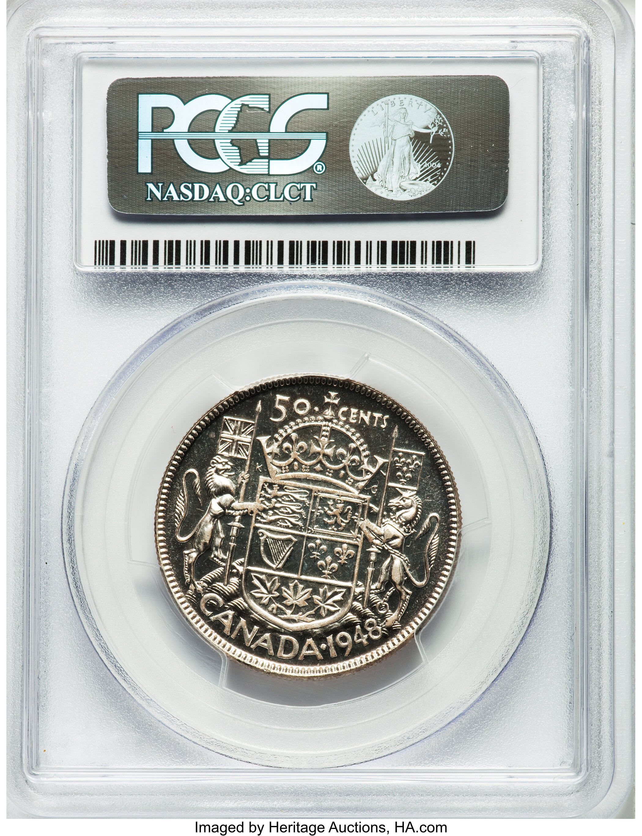 1948 50c Convex MS62 thumbnail 3