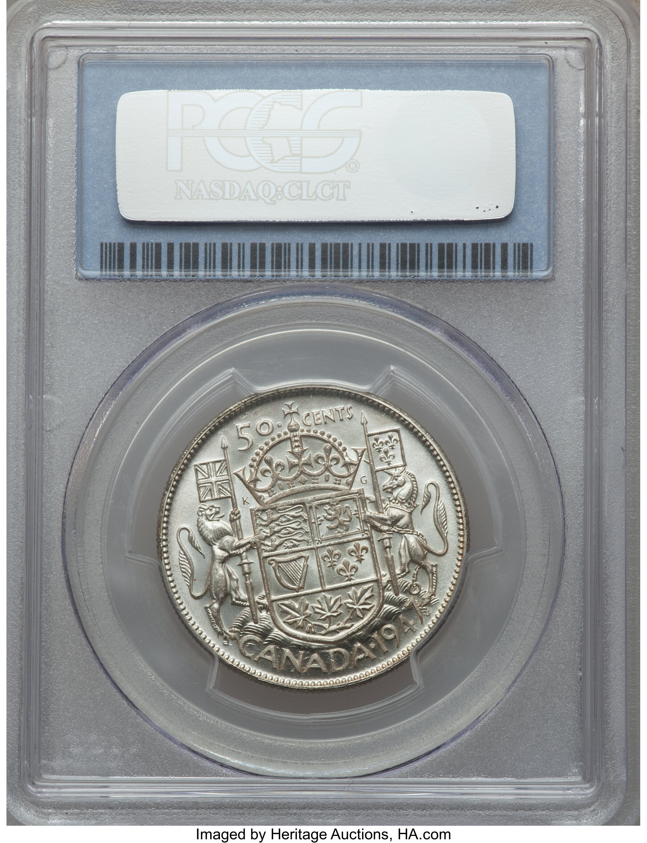 1947 50c Maple Leaf, Straight 7 VG10 thumbnail 23