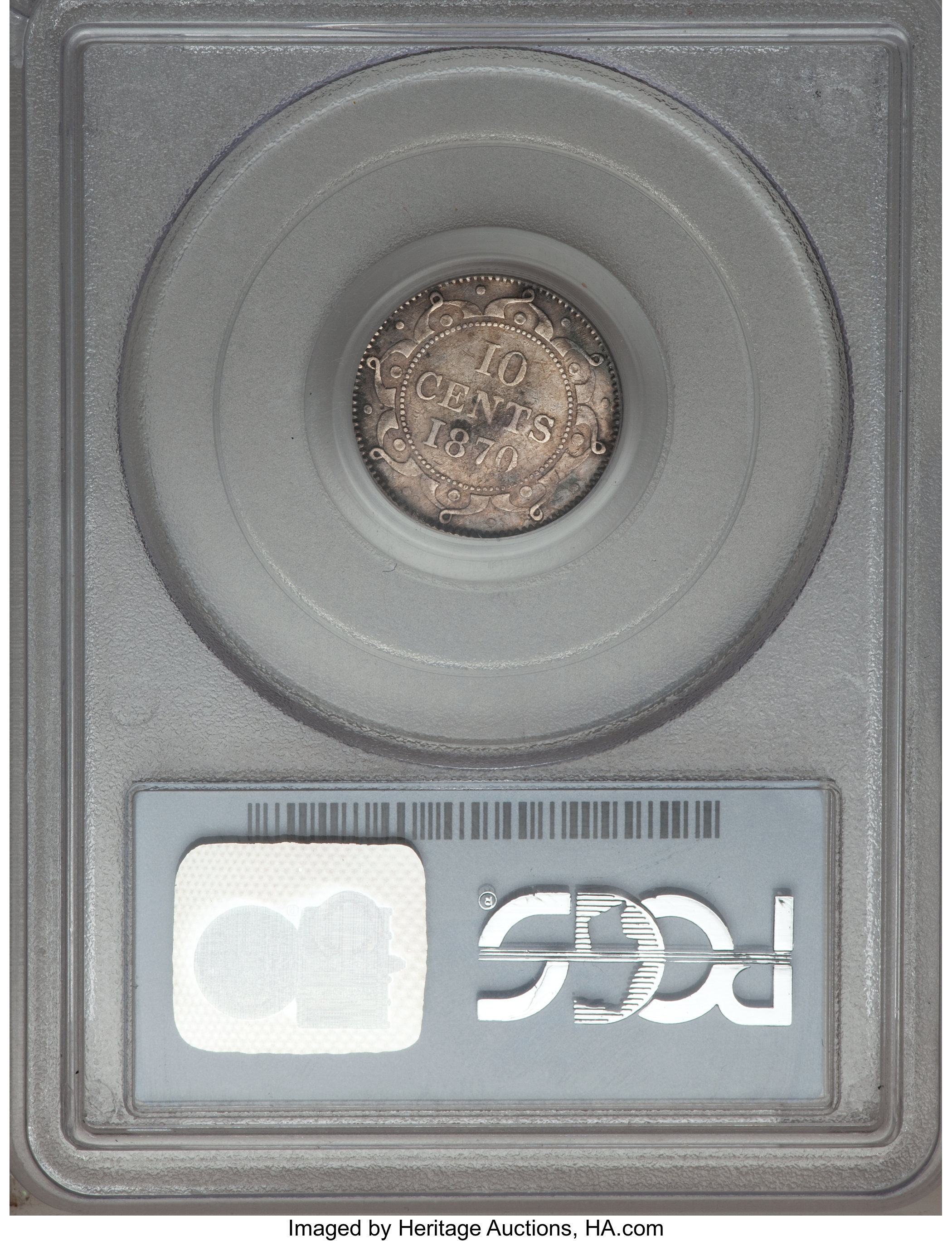 1870 10c Newfoundland, Reeded Edge AU58 thumbnail 15