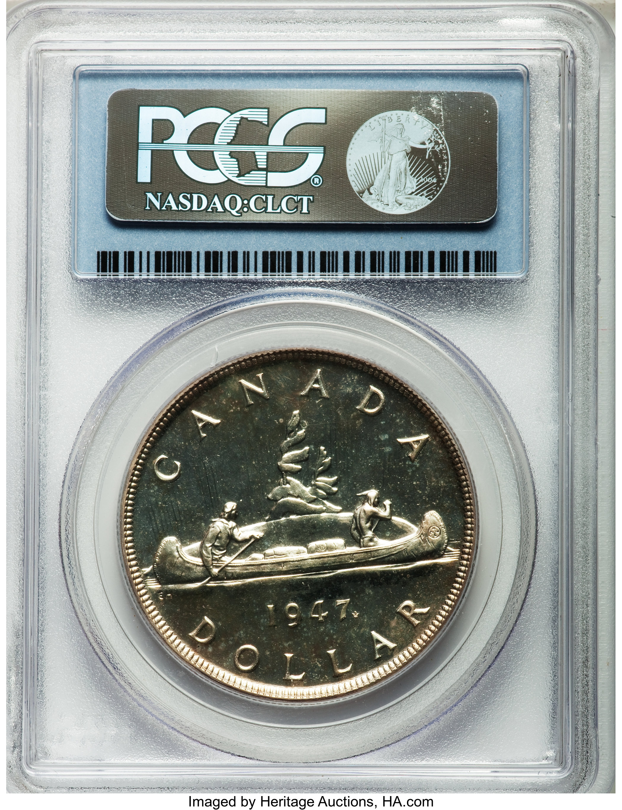 1947 S$1  Maple Leaf MS66 thumbnail 7
