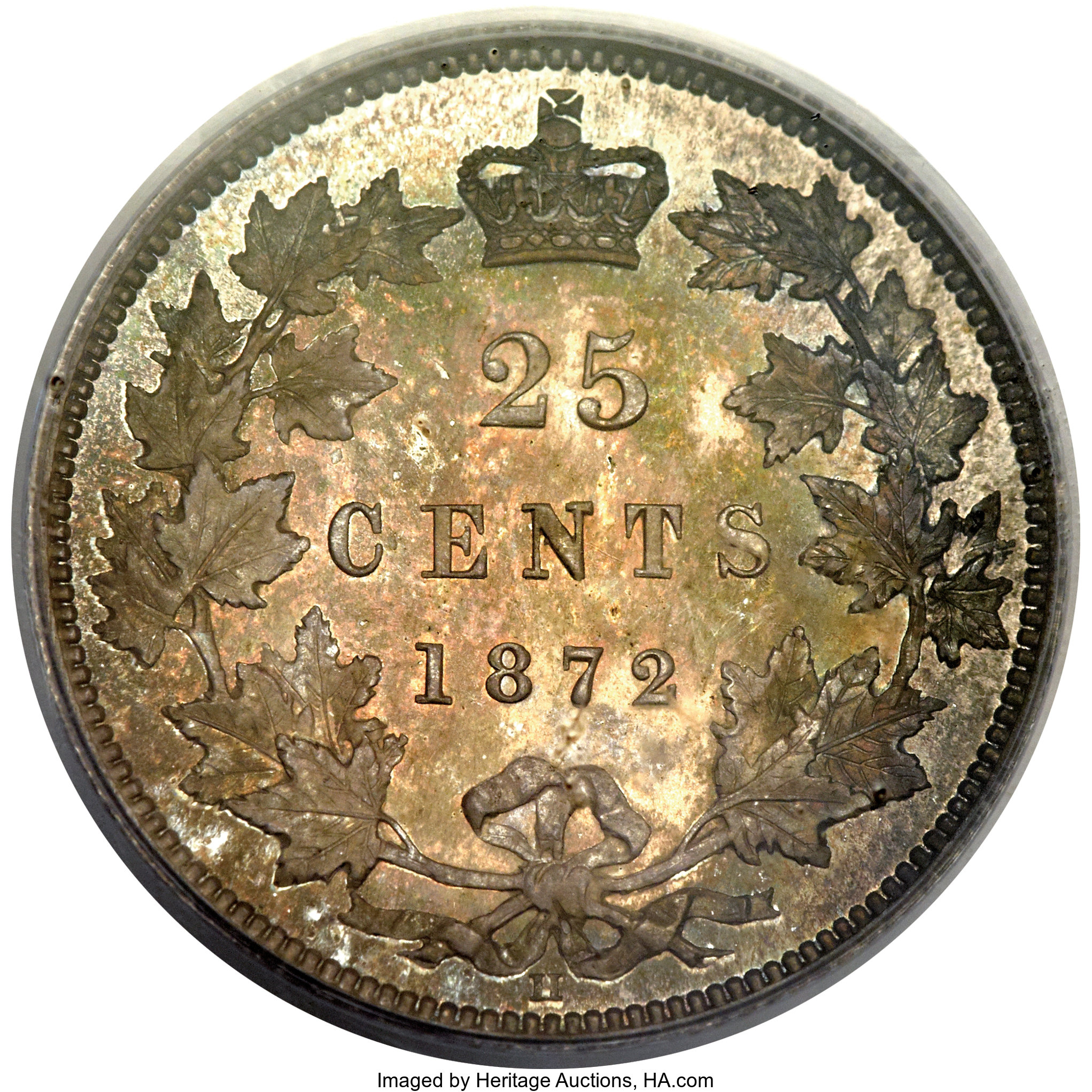 1872-H 25c MS64 thumbnail 12