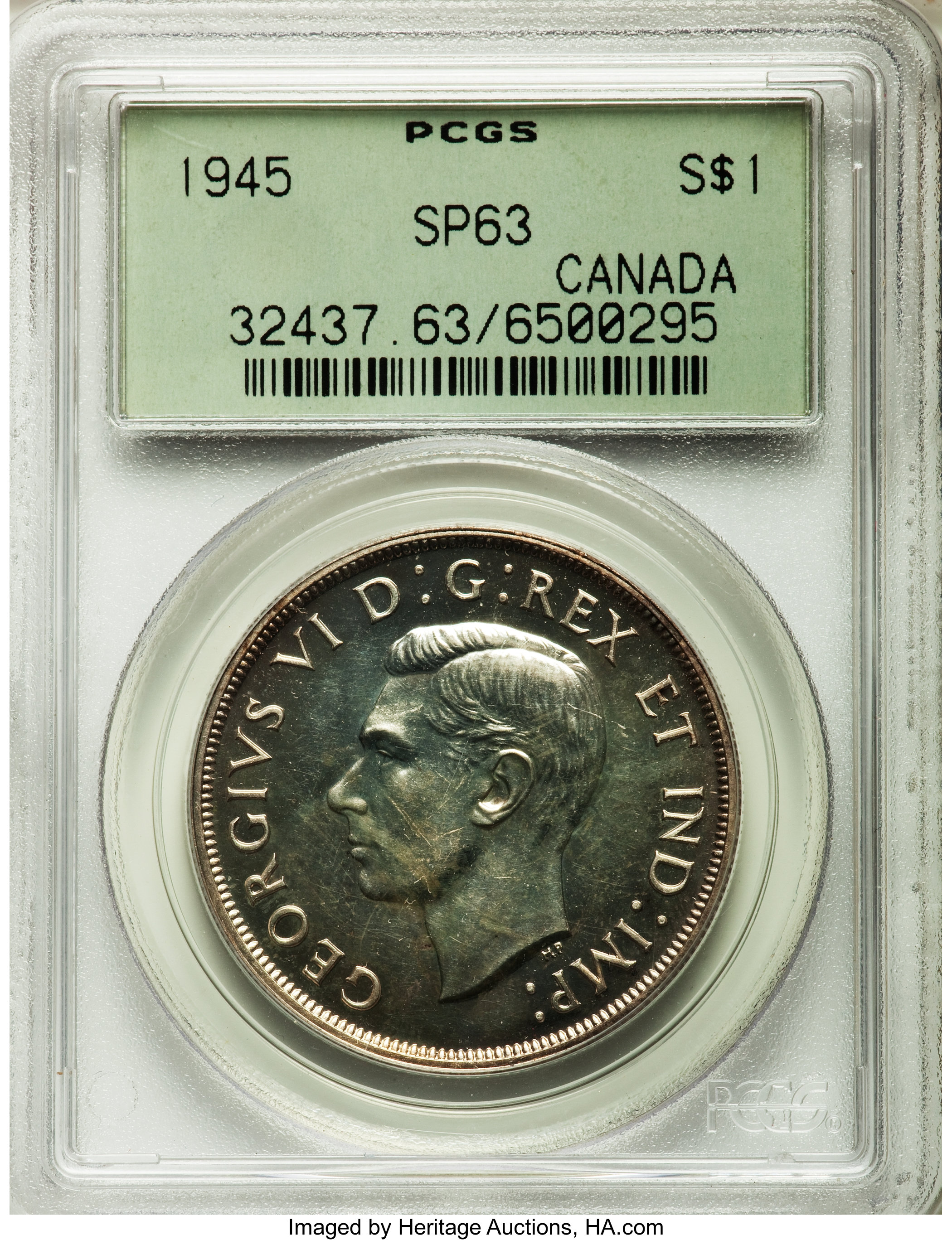 1945 S$1 MS60 thumbnail 6