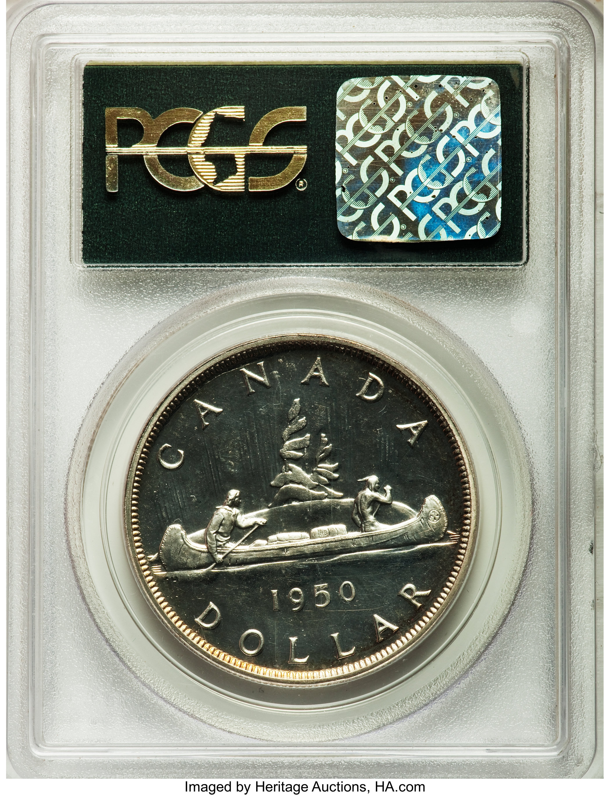 1950 S$1  Full Water Lines MS63 thumbnail 4