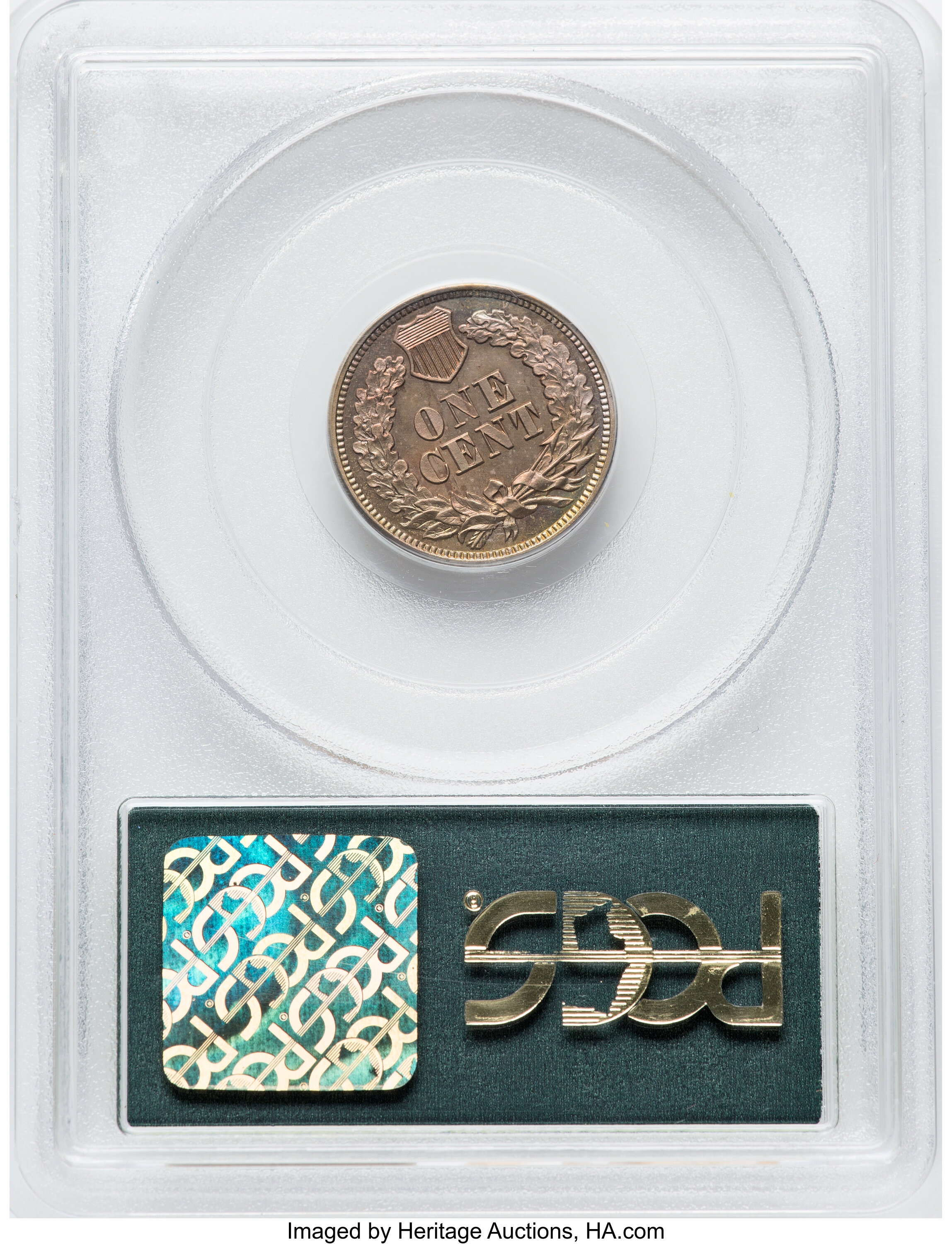 1864 1c Copper Nickel PR61 CAC thumbnail 9