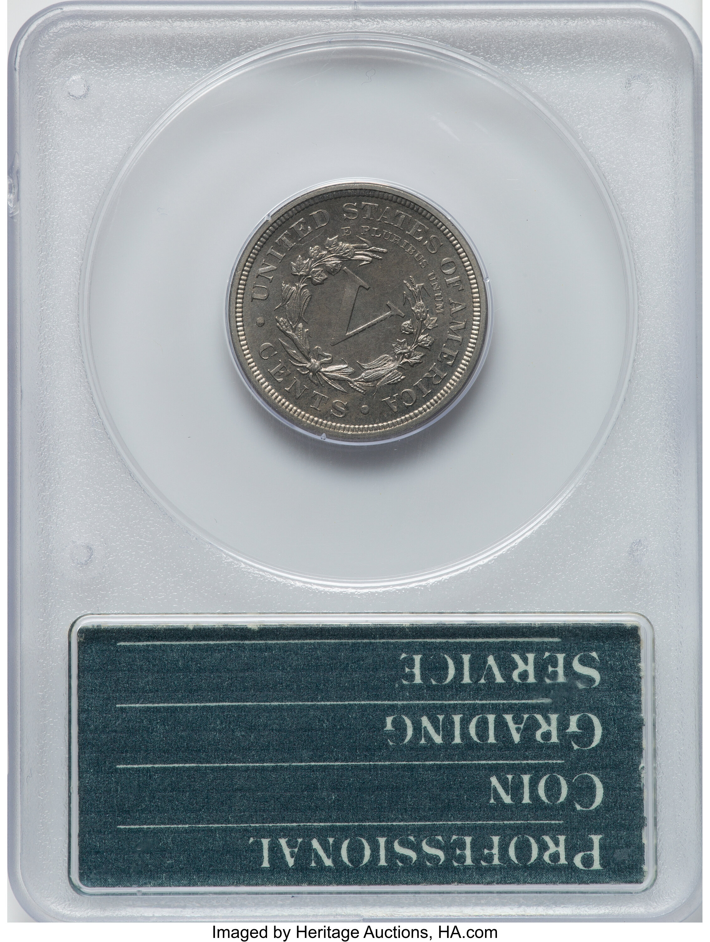 1893 5c AU53 CAC thumbnail 19