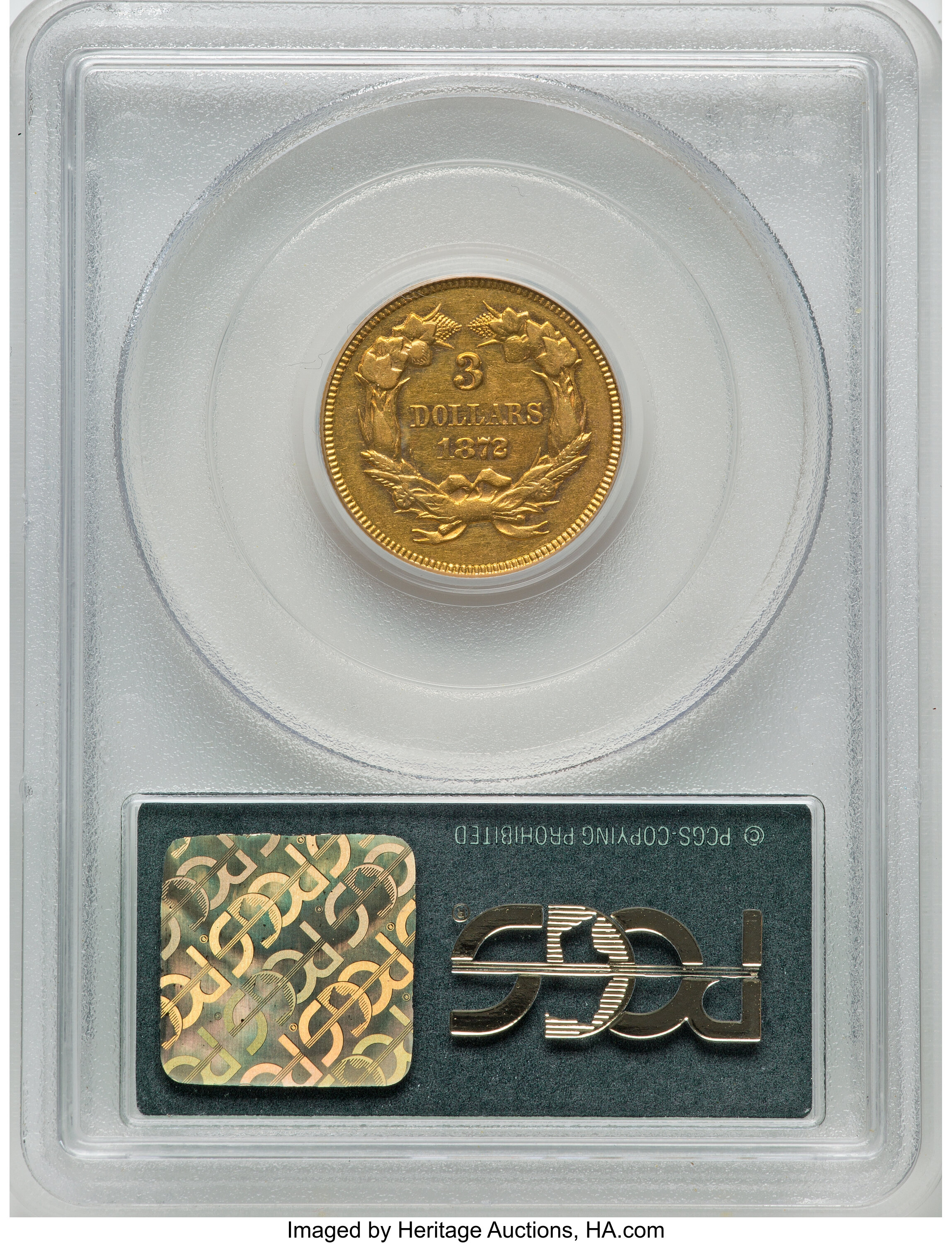 1872 $3 VF20 thumbnail 7