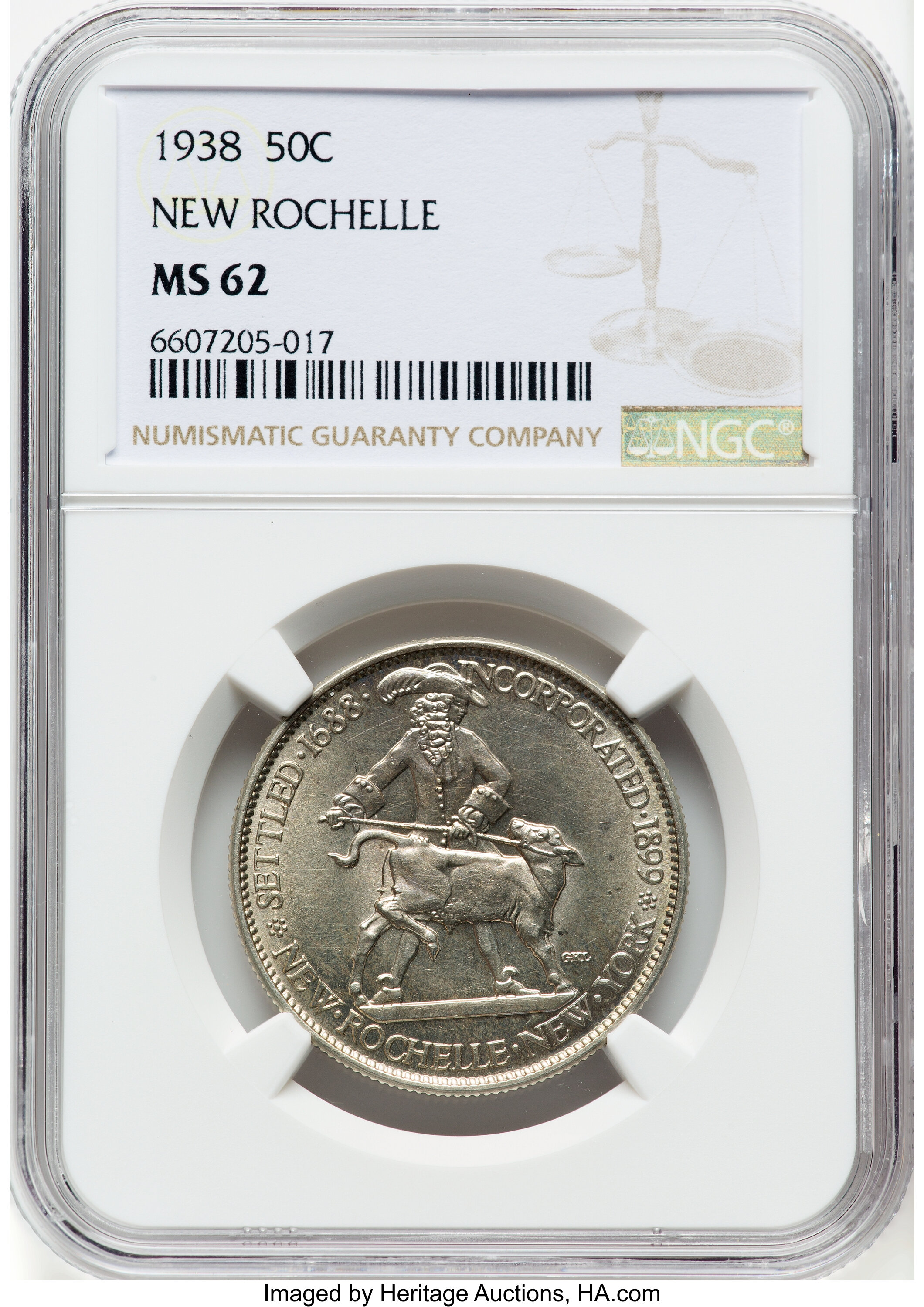 1938 50c New Rochelle XF40 thumbnail 16