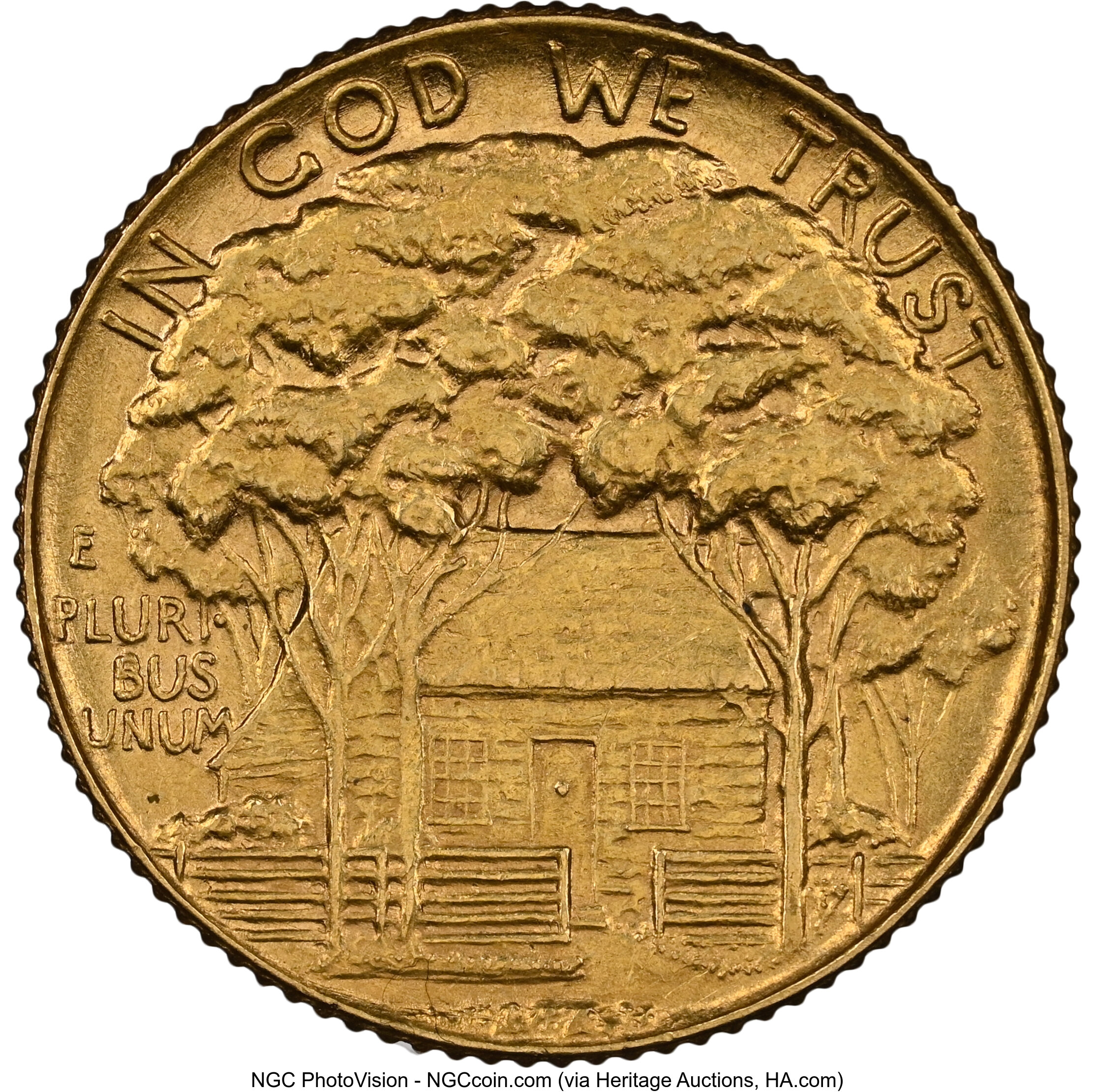 1922 G$1 Grant Memorial, without Star MS61 thumbnail 3