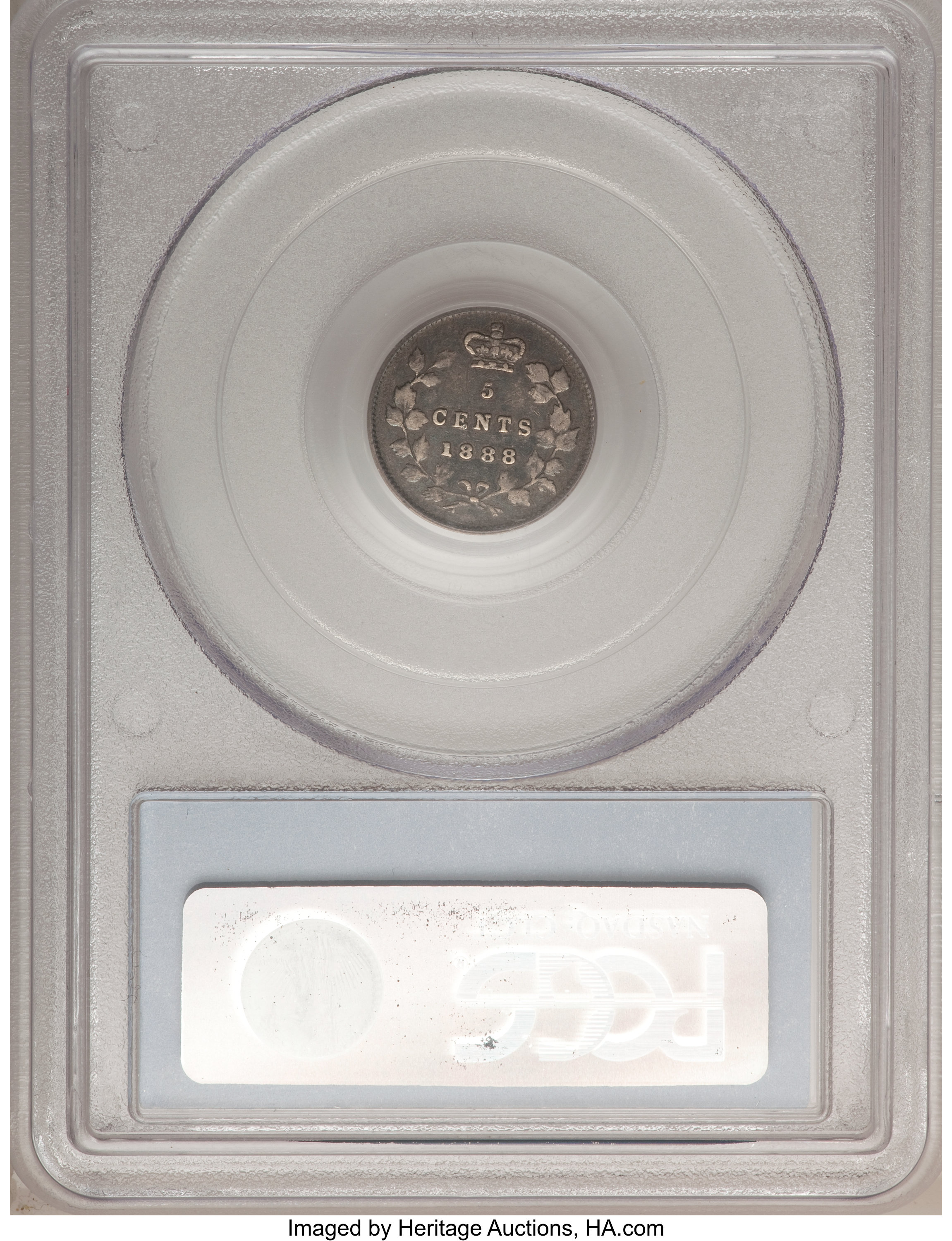 Victoria 5c Silver, 1870-1901 [Type] VF20 thumbnail 2