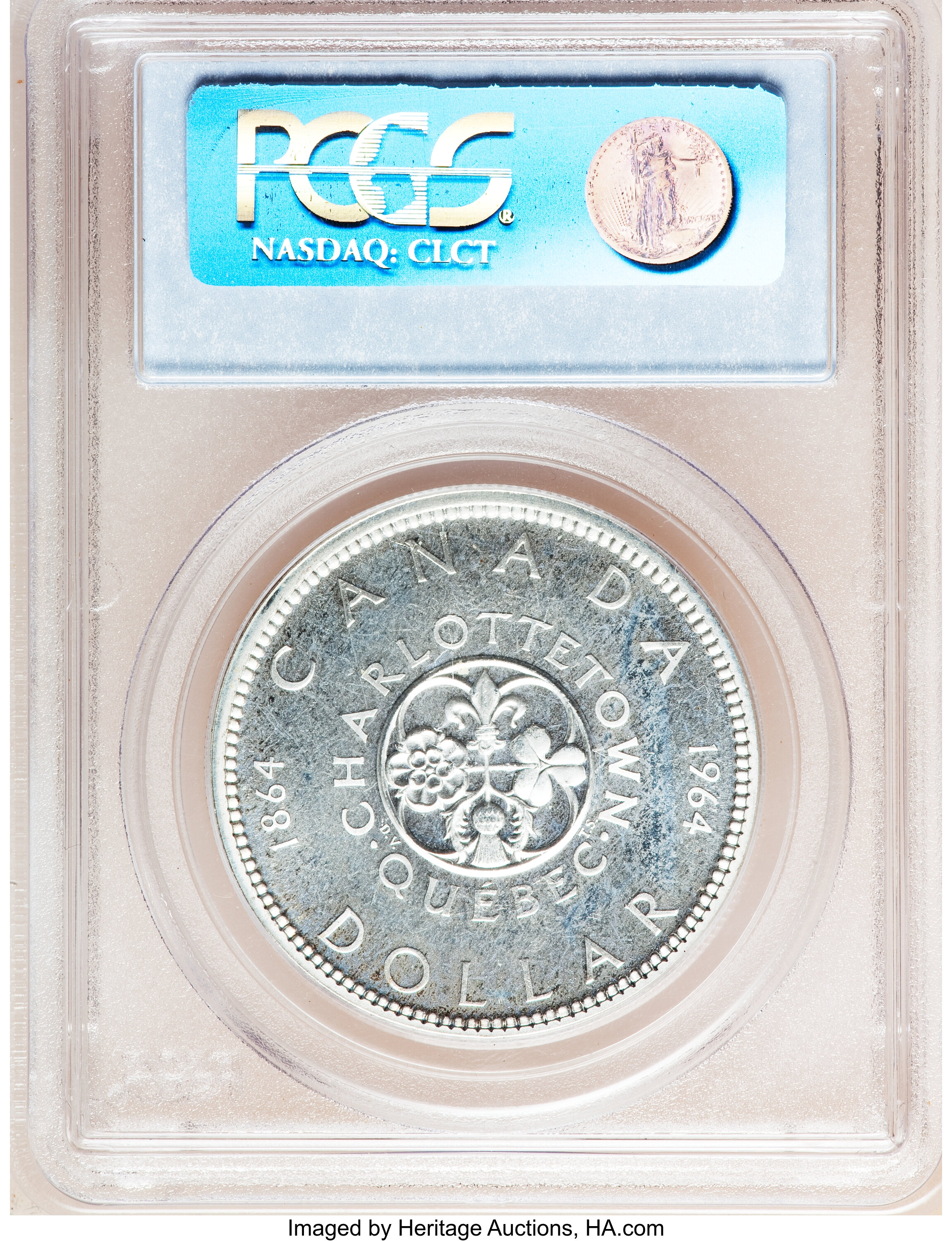 1964 S$1  Confederation PL MS68 thumbnail 10