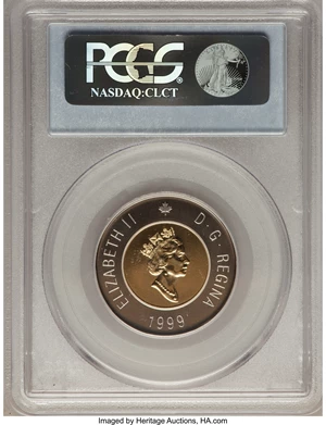 image for: Canada: Elizabeth II 2 Dollars 1999 Nunavut,...