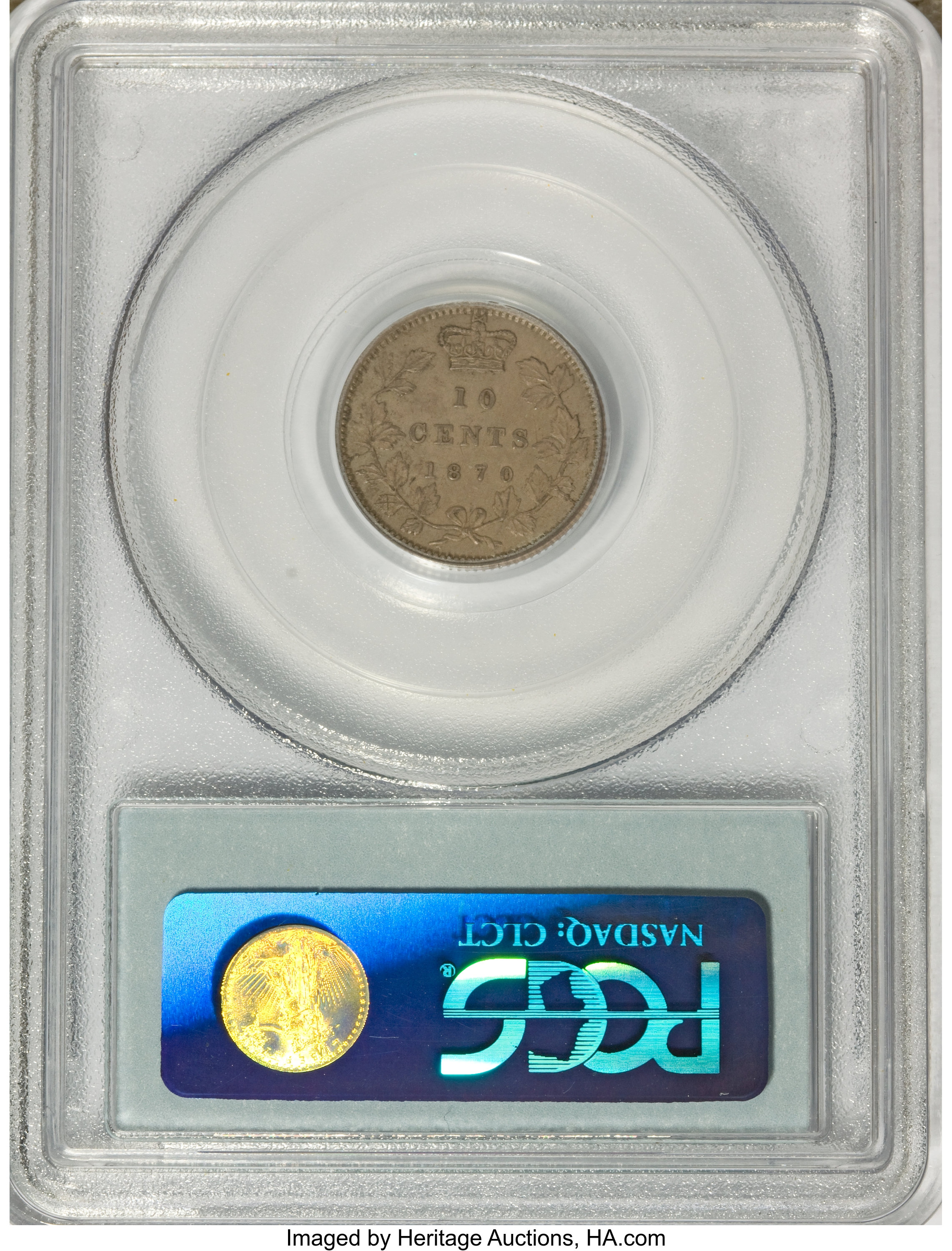 1870 10c Narrow 0 VF30 thumbnail 10