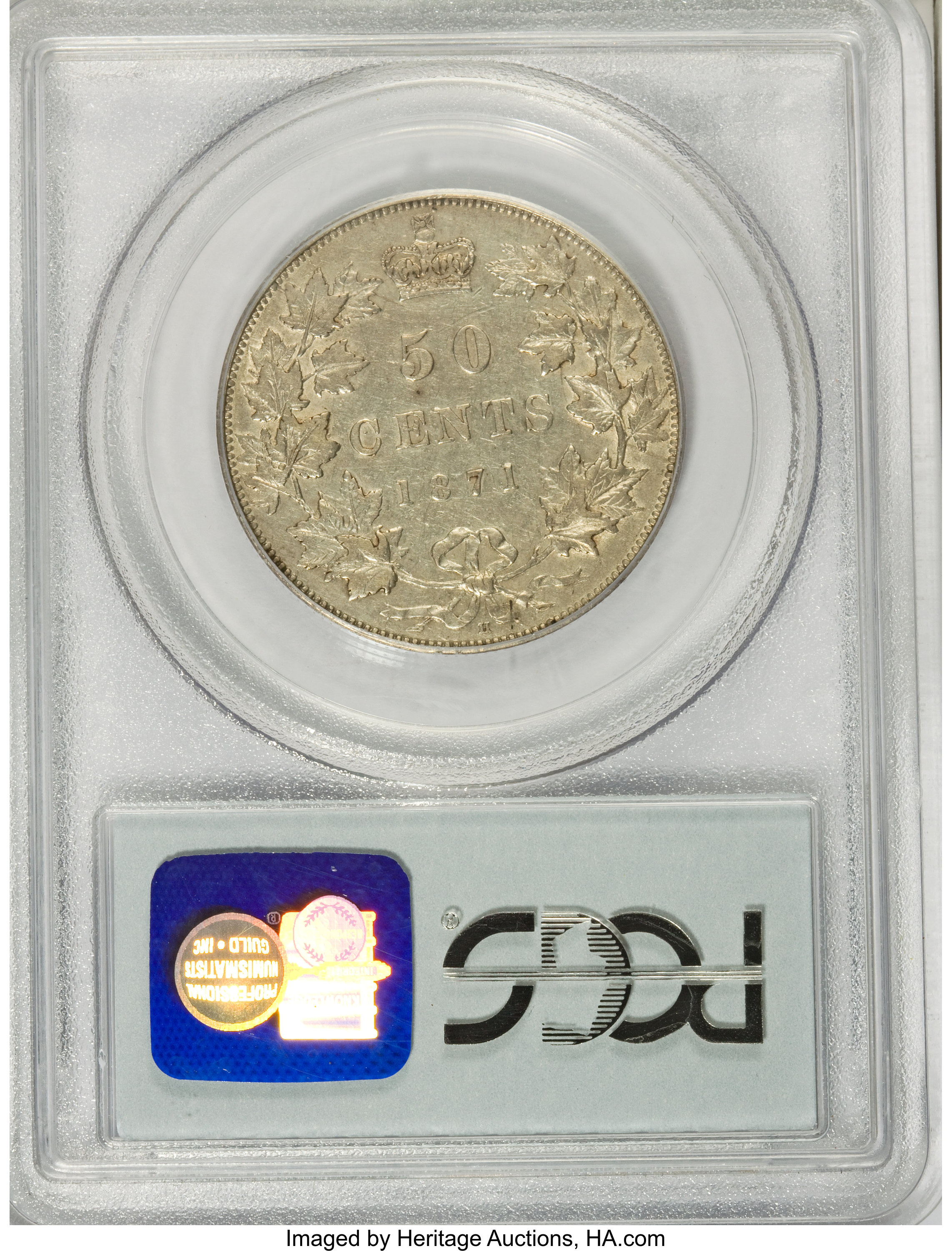 1871-H 50c VF35 thumbnail 4