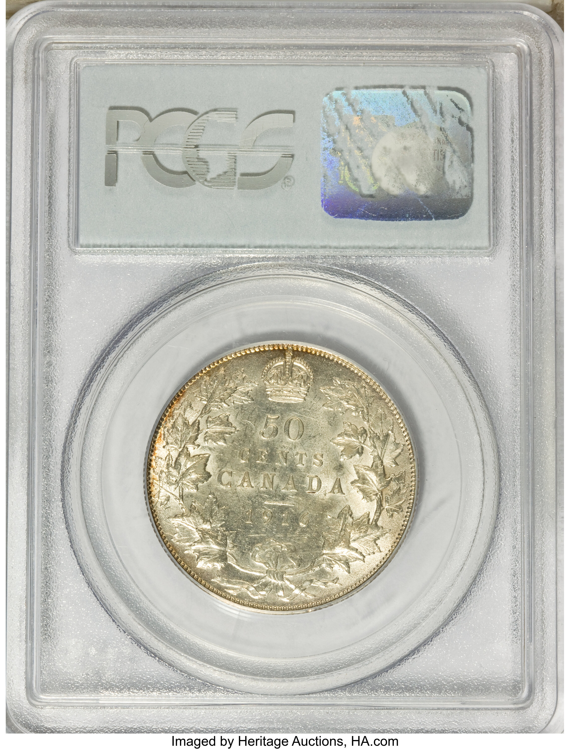1916 50c AU58 thumbnail 6
