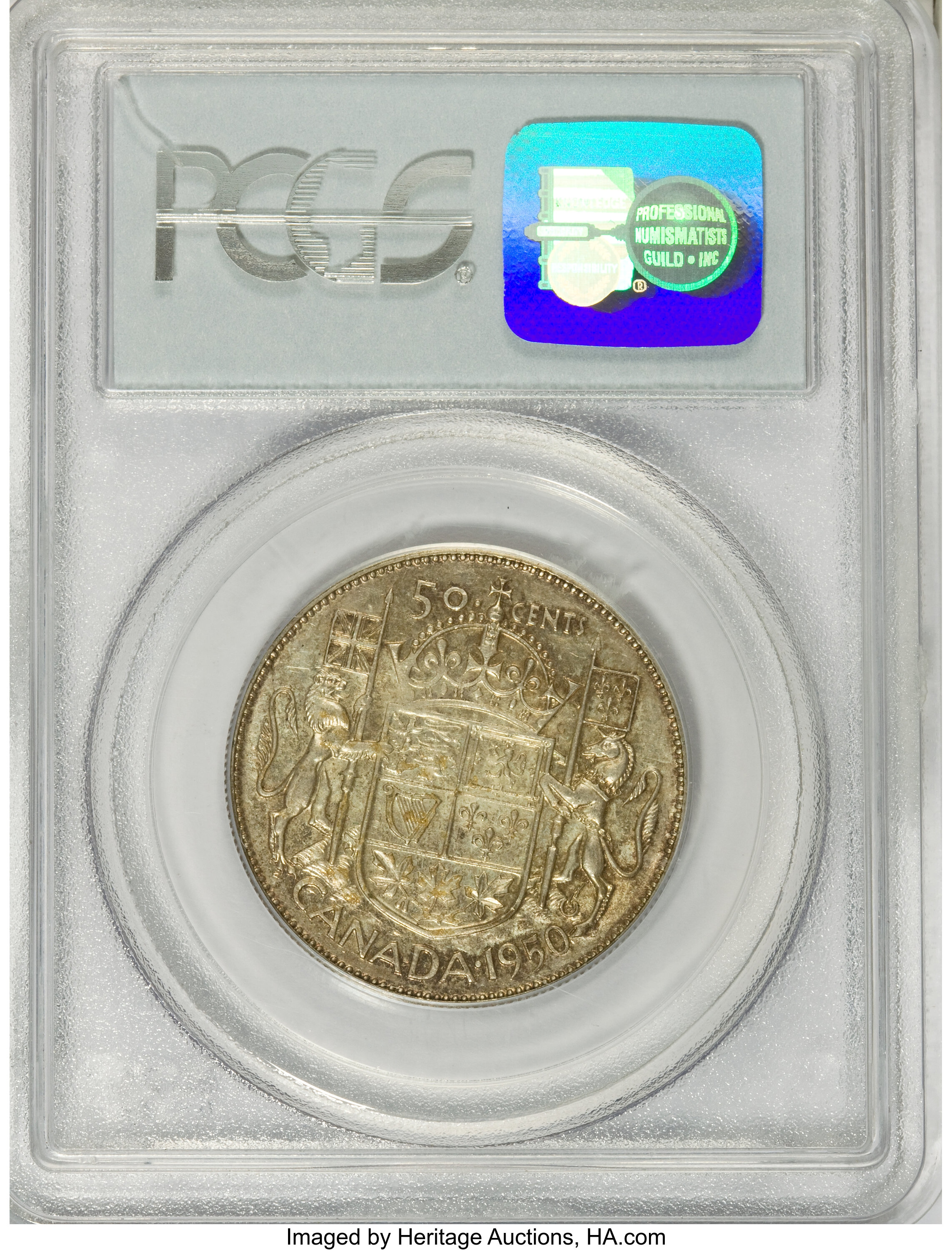 1950 50c No Design in 0 VF20 thumbnail 2