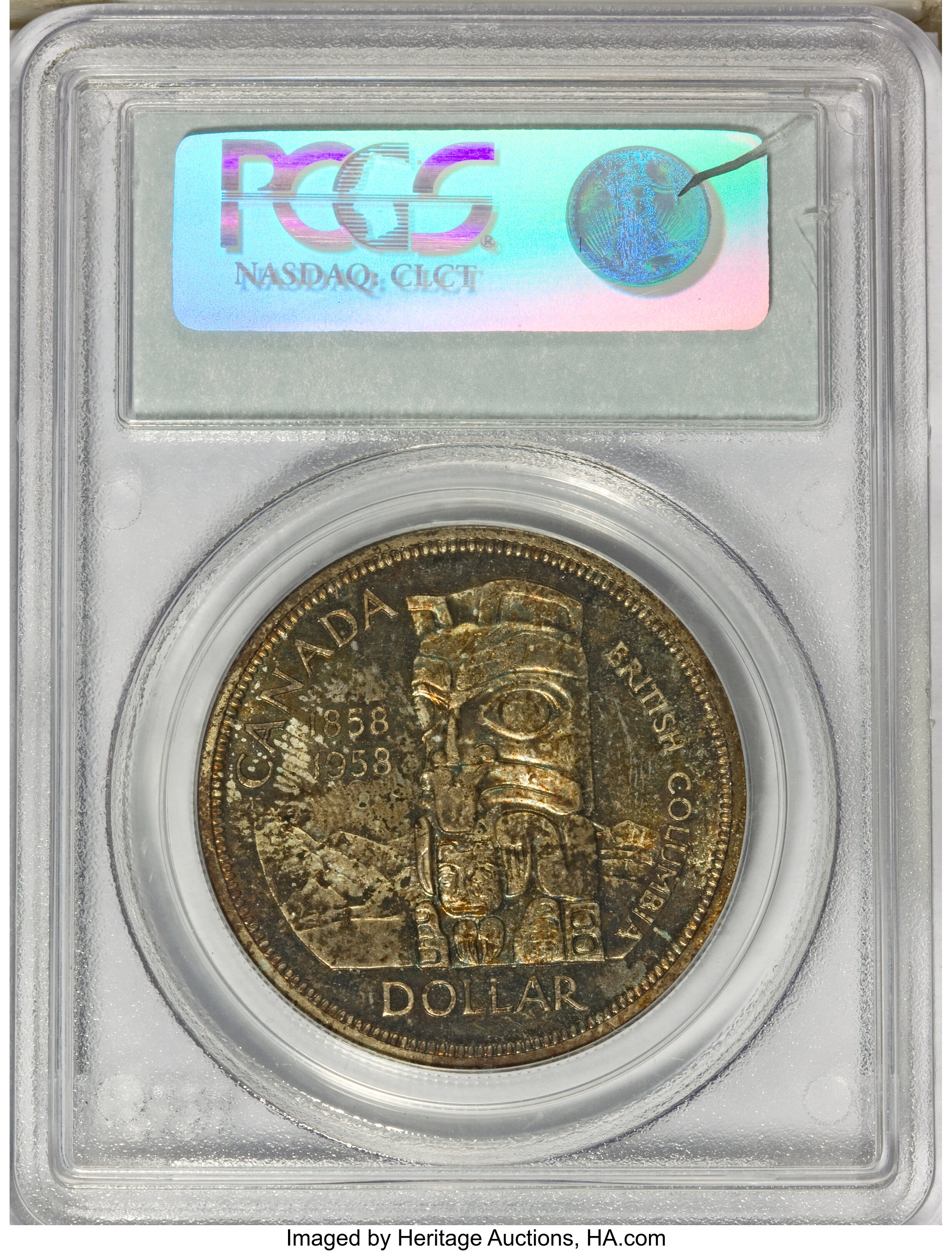 1958 S$1 British Columbia MS65 thumbnail 16