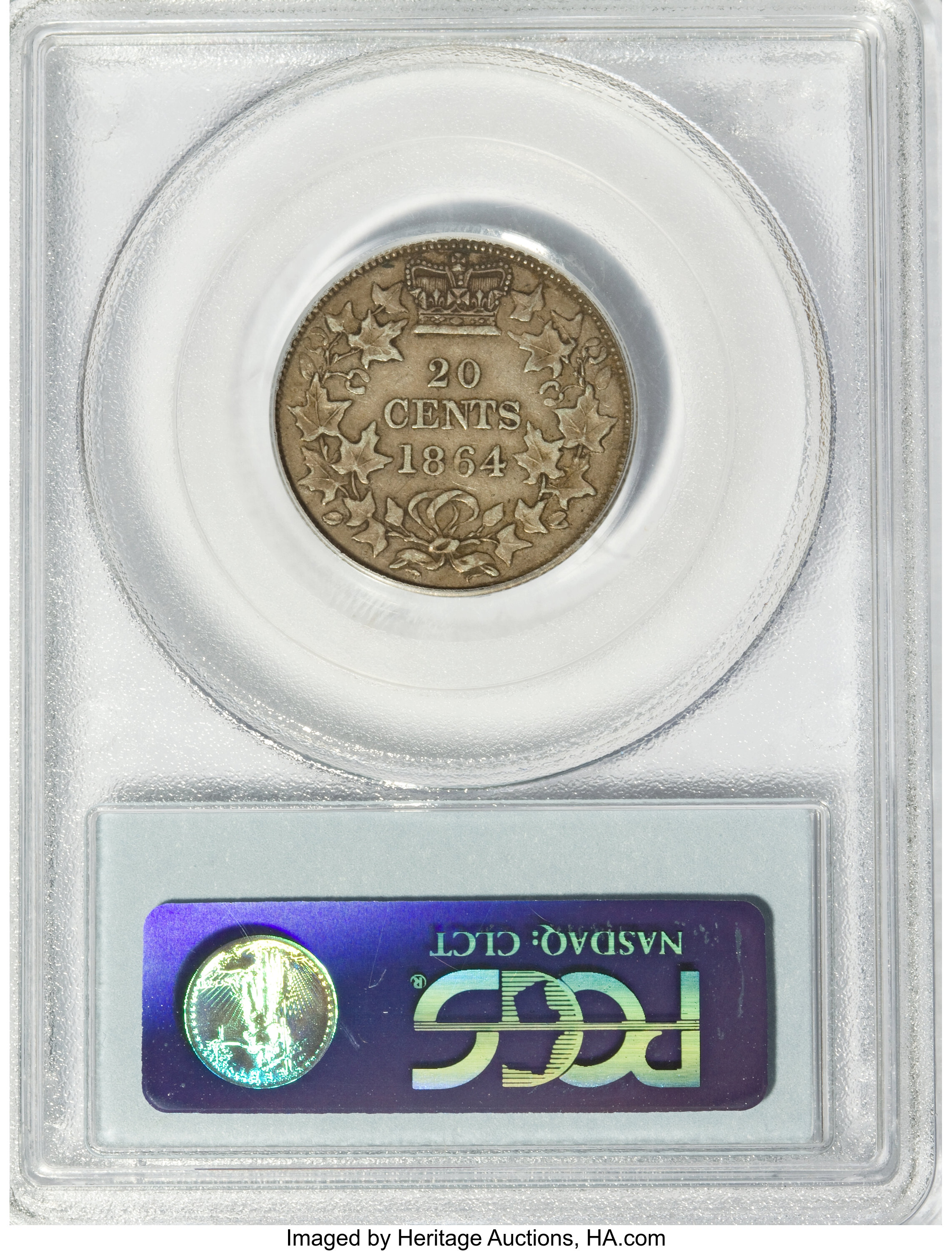 1864 20c New Brunswick VF30 thumbnail 18