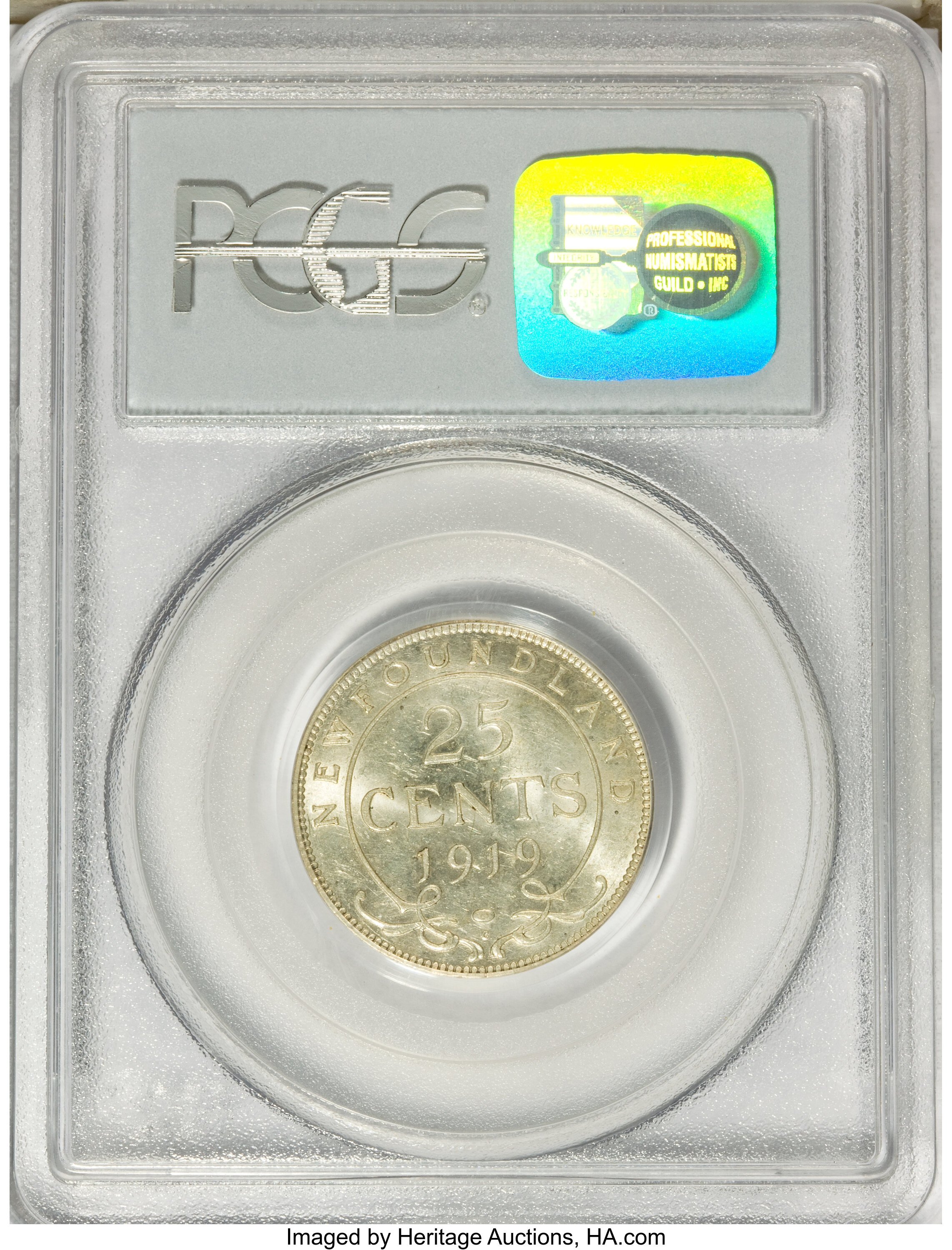 George V 25c Newfoundland, 1917-1919 [Type] VG10 thumbnail 2