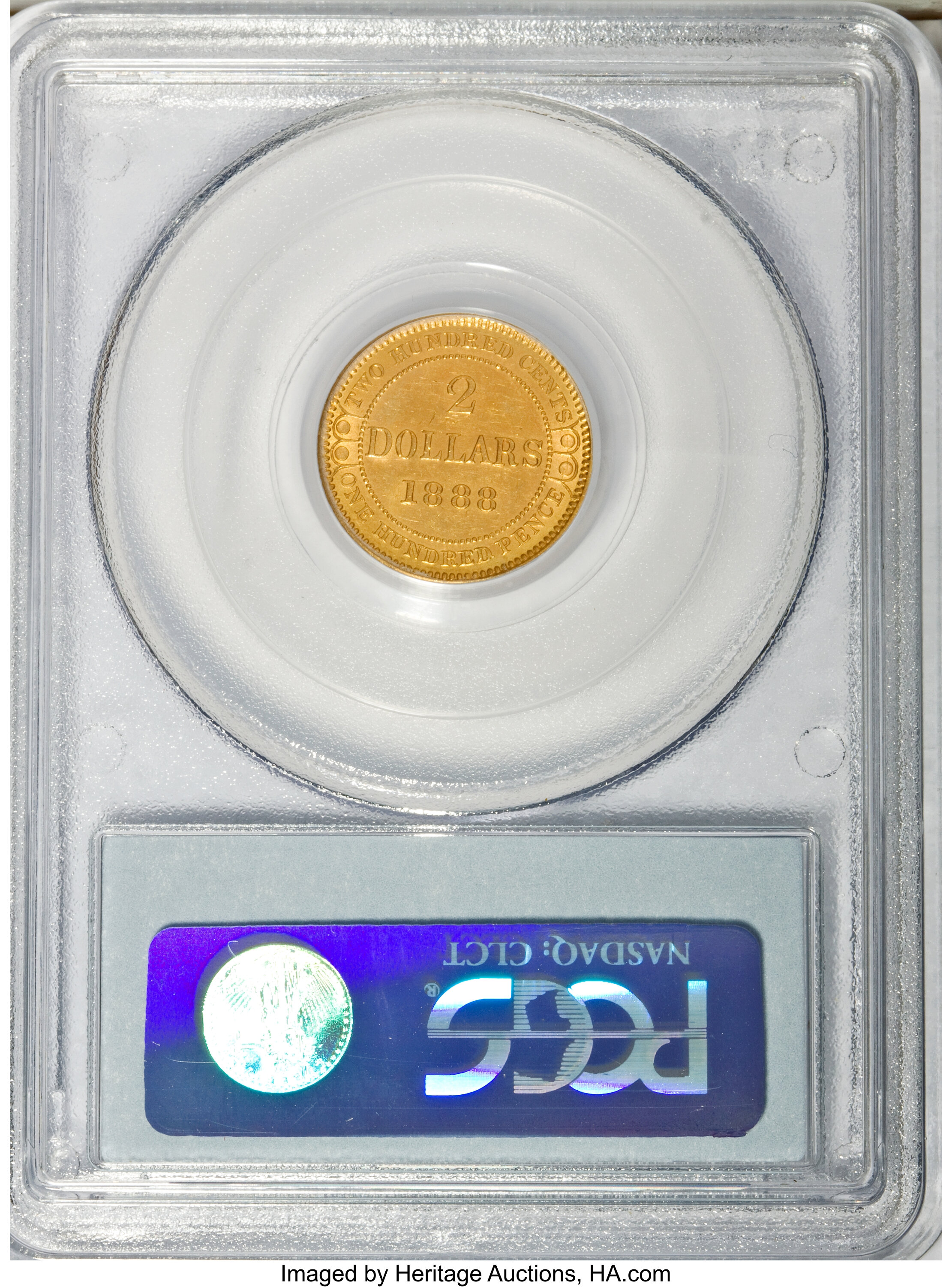 1888 $2 Newfoundland VF30 thumbnail 2