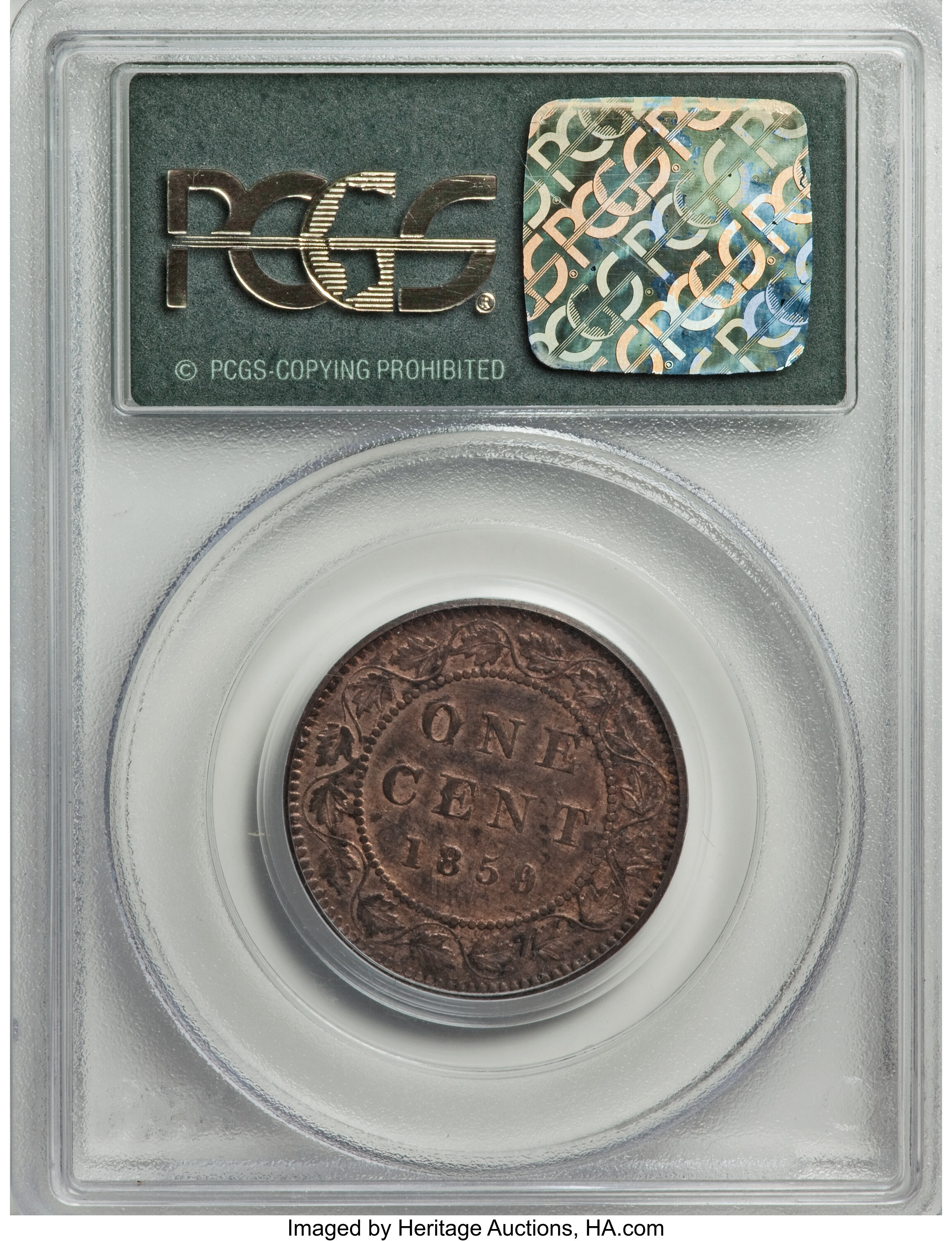 1859 1c Province of Canada, Narrow 9, DP-1 MS BN MS60 BN thumbnail 19