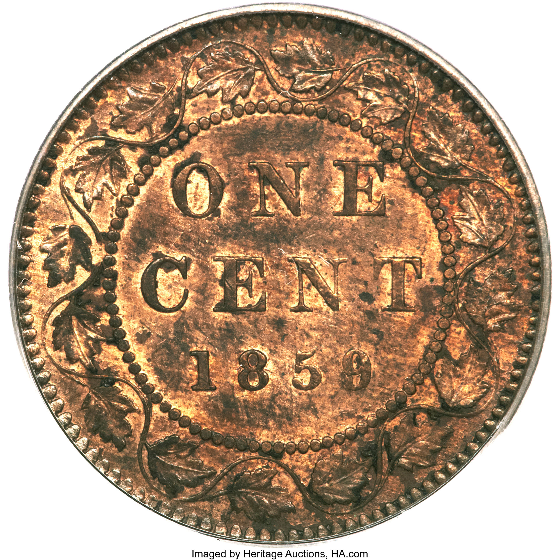 1859 1c Province of Canada, Narrow 9, DP-1 MS BN MS60 BN thumbnail 20
