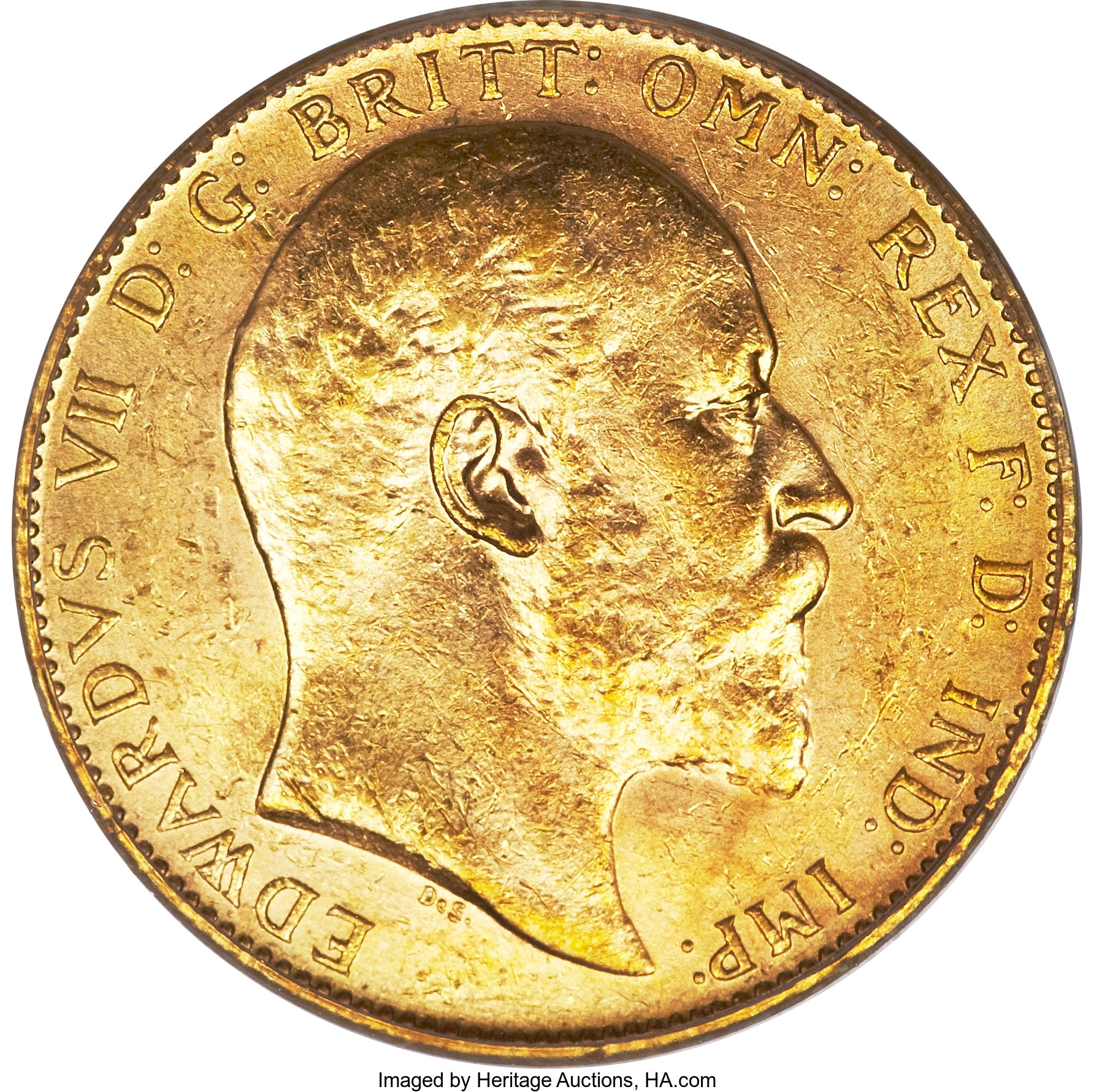 Canada: Edward VII gold Sovereign 1909-C,...