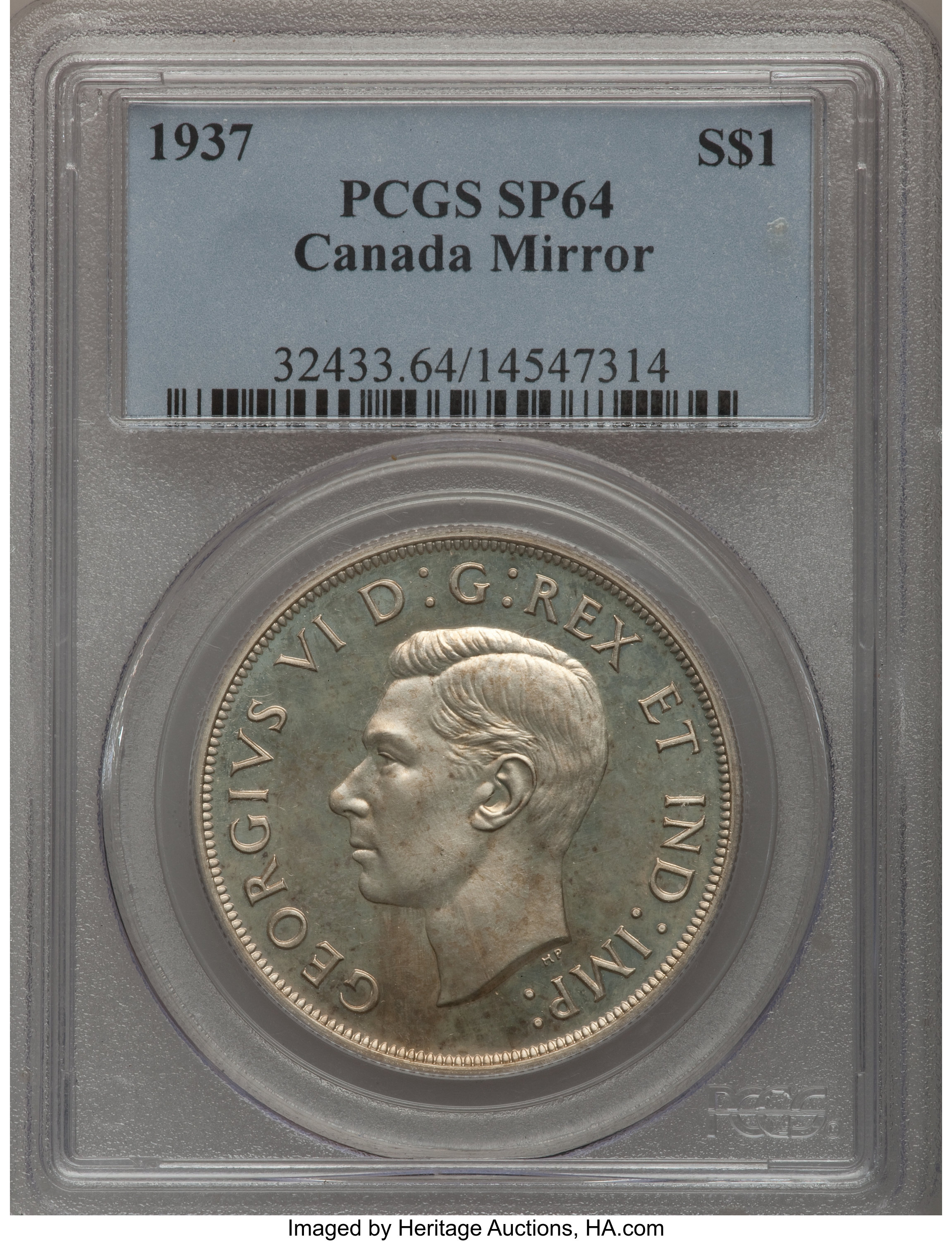1937 S$1  Mirror MS61 thumbnail 8