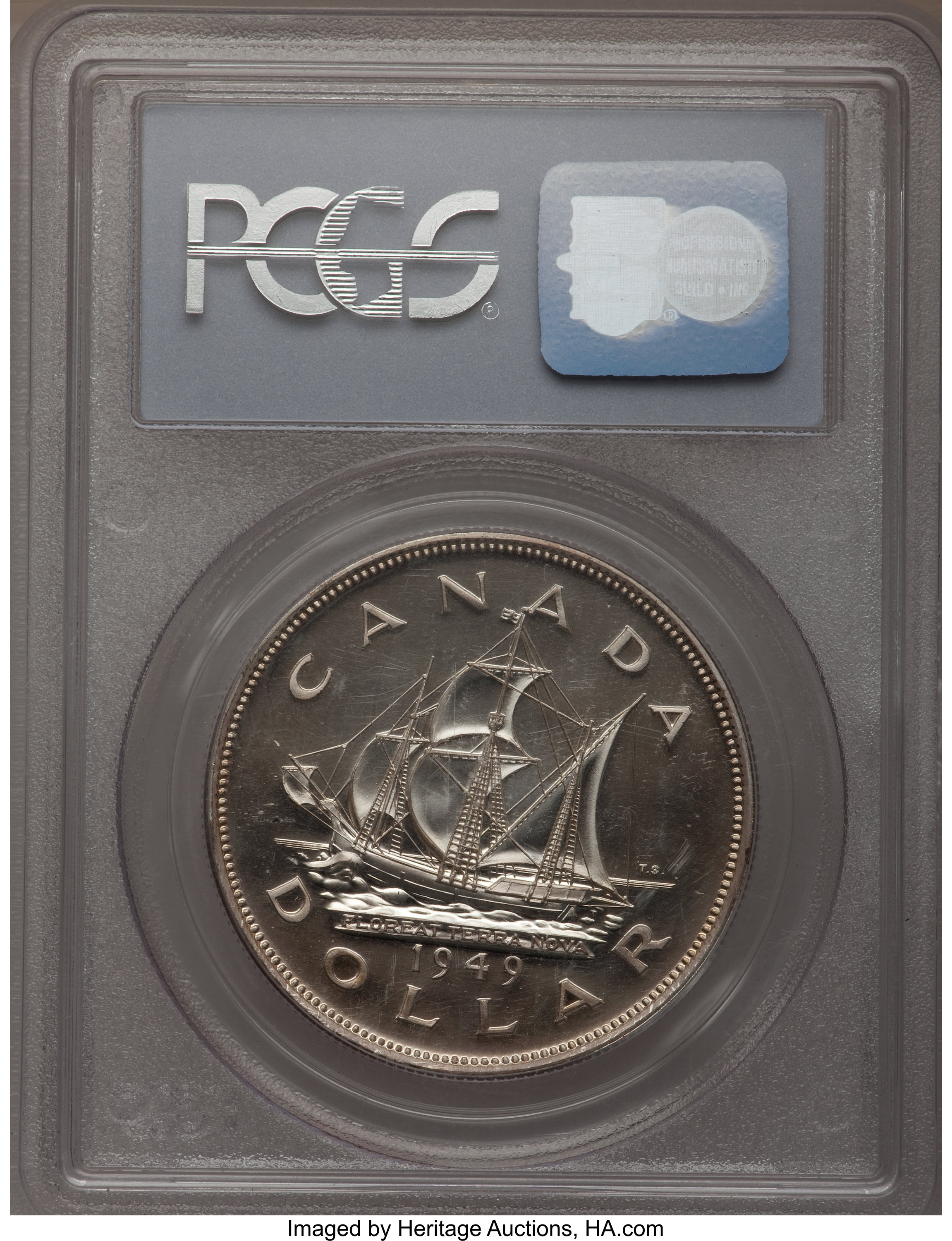 1949 S$1  Newfoundland MS62 thumbnail 4