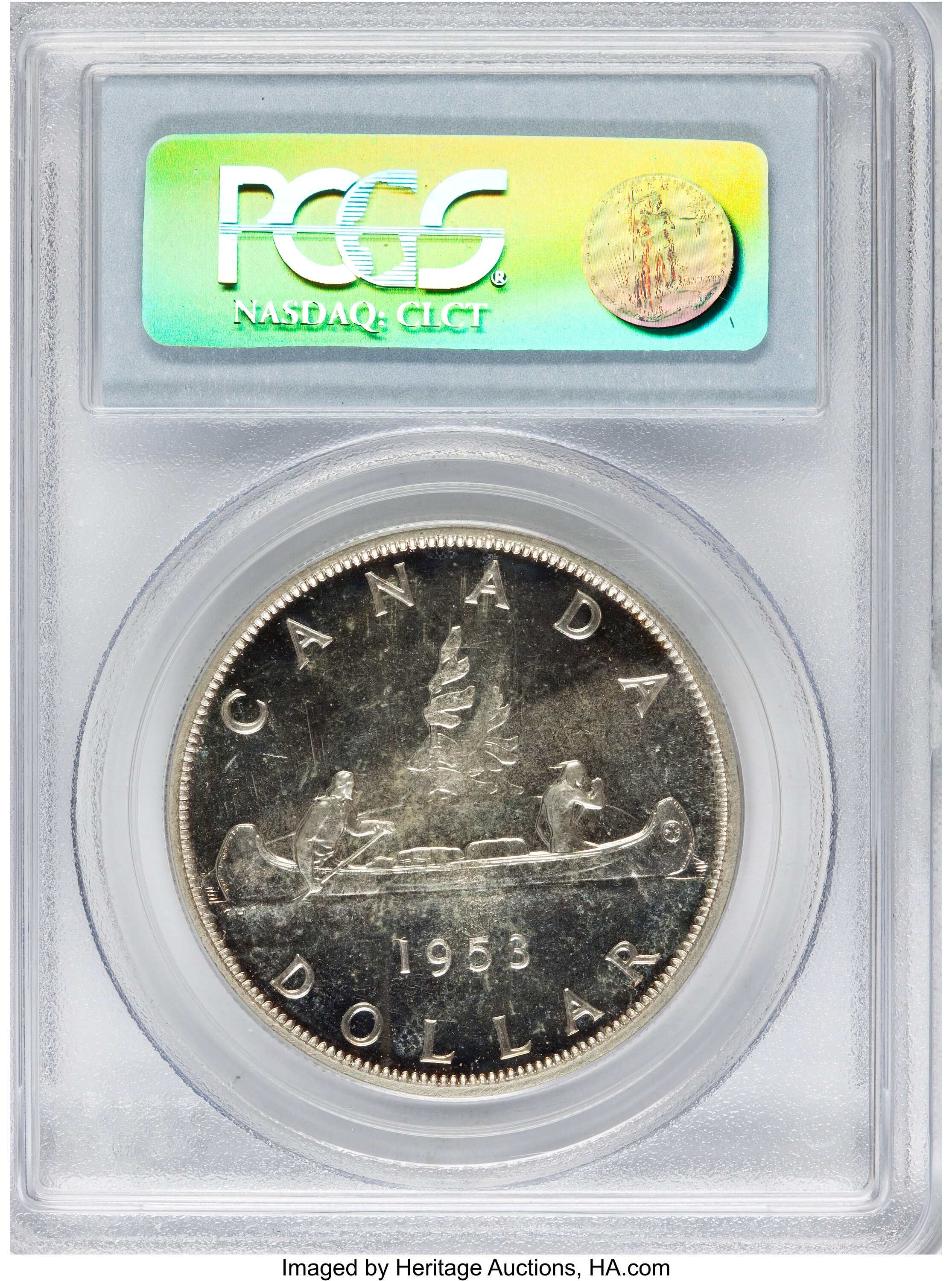 1953 S$1  Strap PL MS66 thumbnail 13