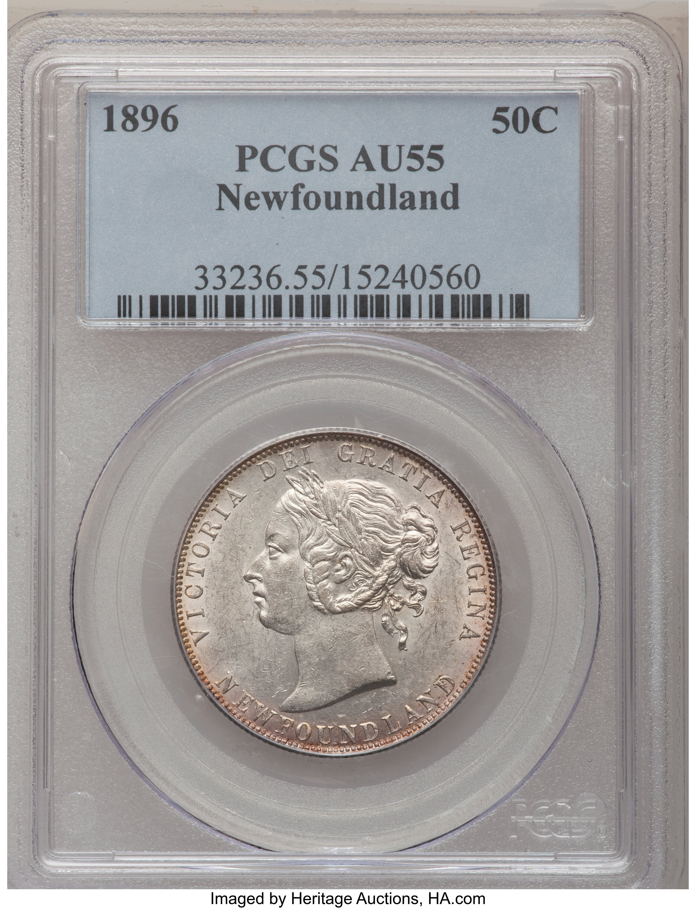 1896 50c Newfoundland, Large W F12 thumbnail 22