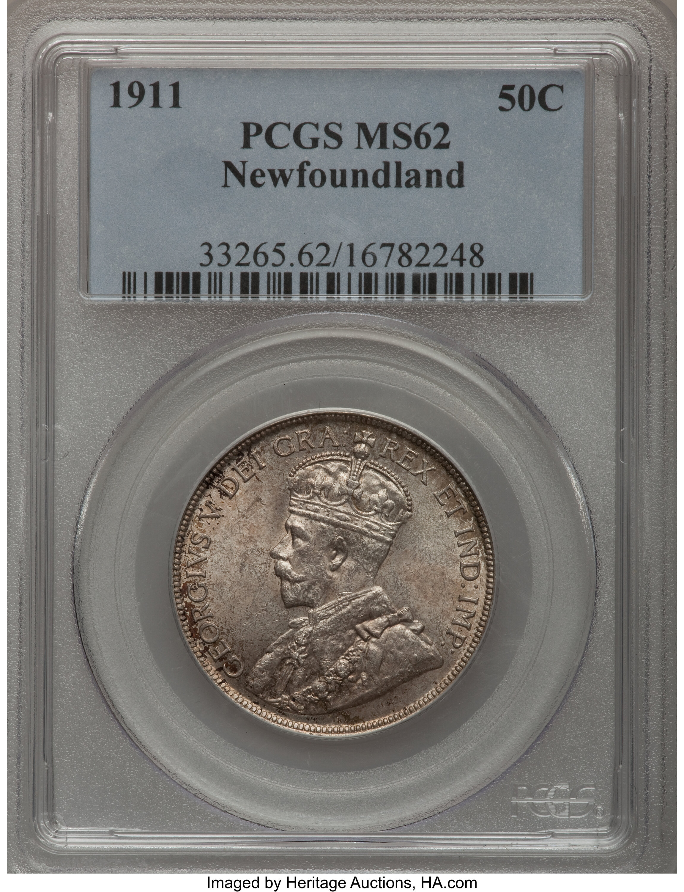 1911 50c Newfoundland VG10 thumbnail 8