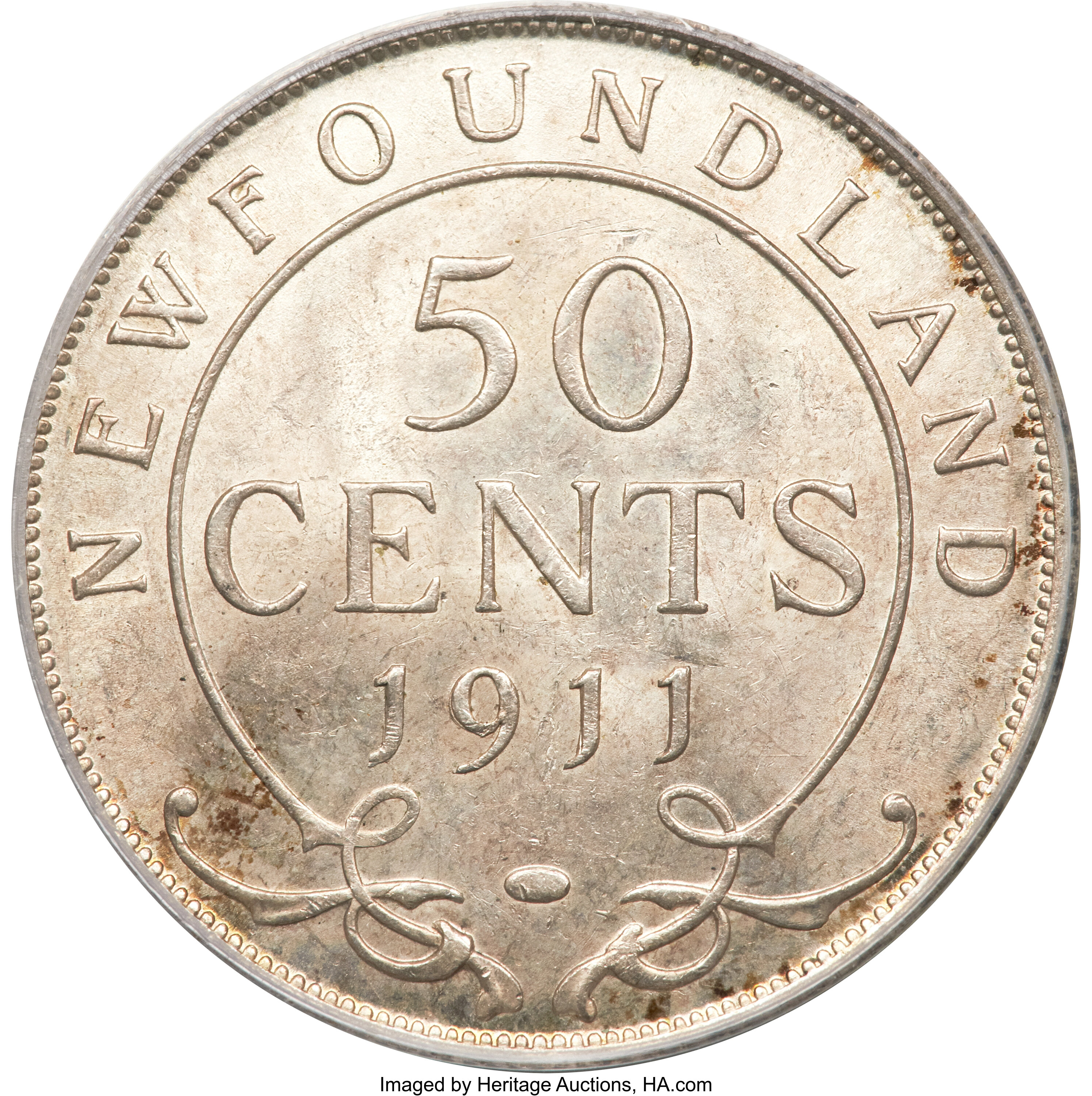 1911 50c Newfoundland VG10 thumbnail 10