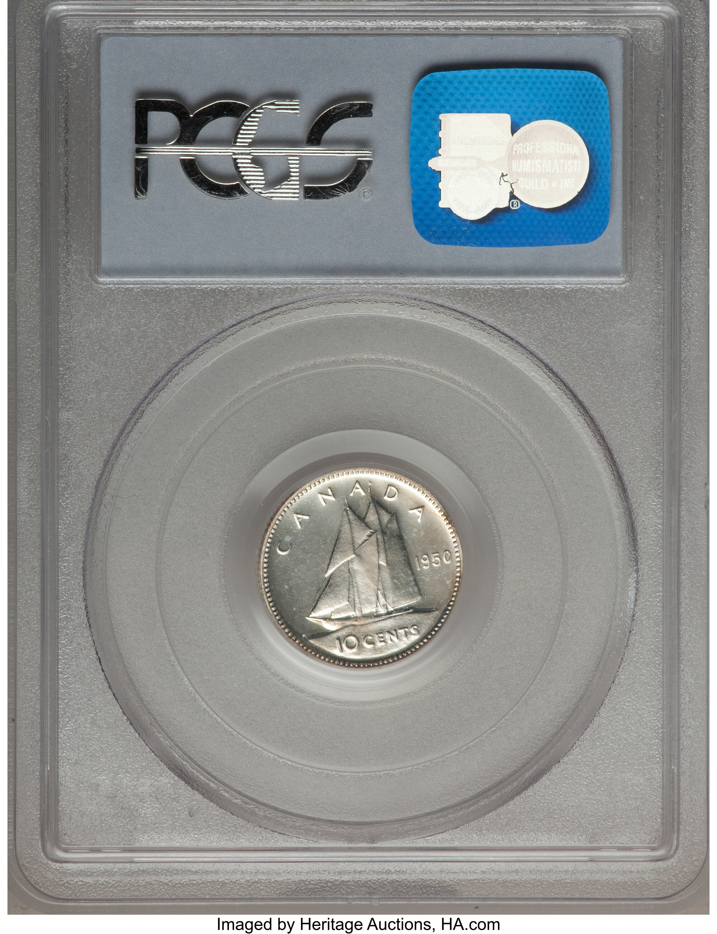 1950 10c Bluenose MS65 thumbnail 4