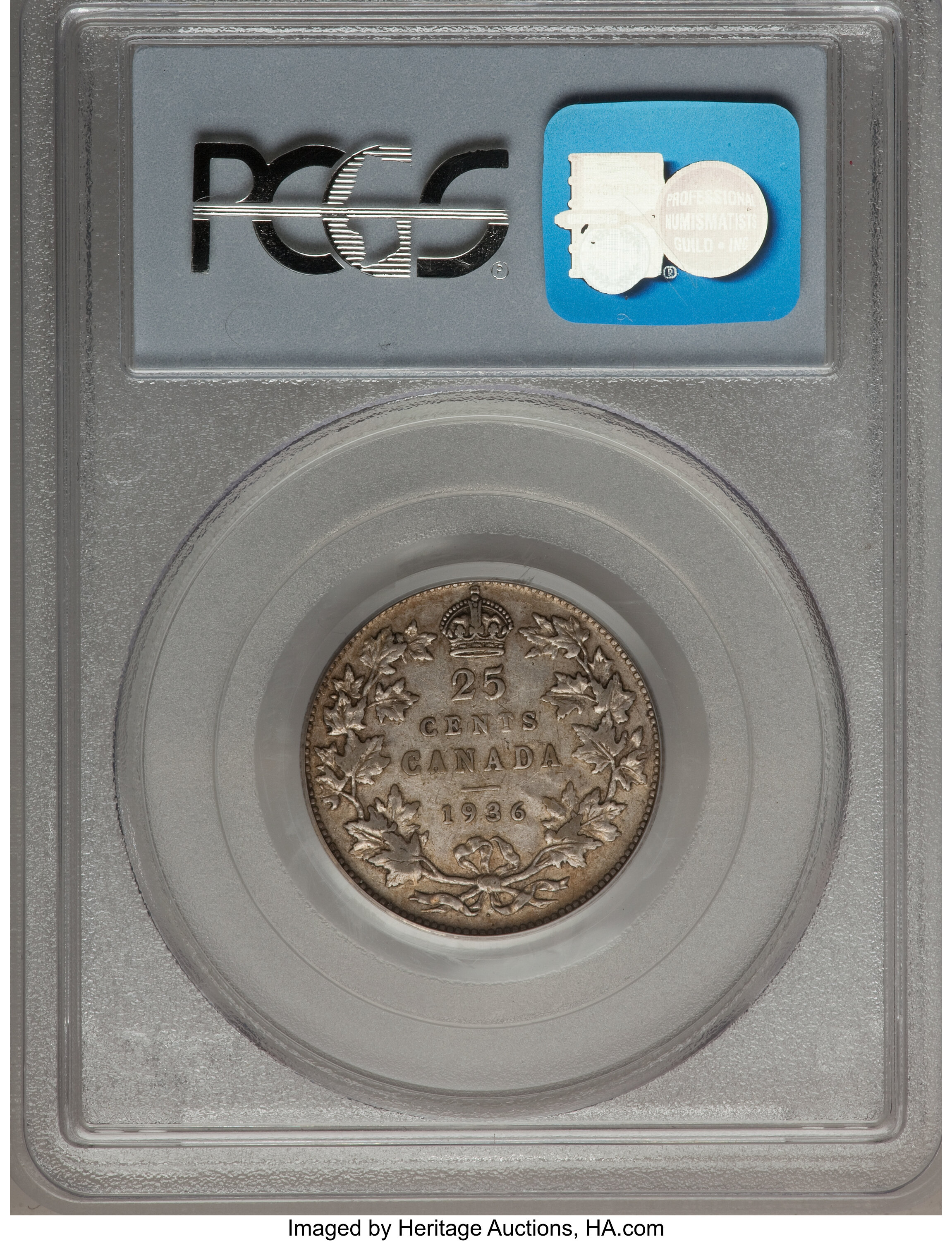 George V 25c 1911-1936 [Type] VF30 thumbnail 2