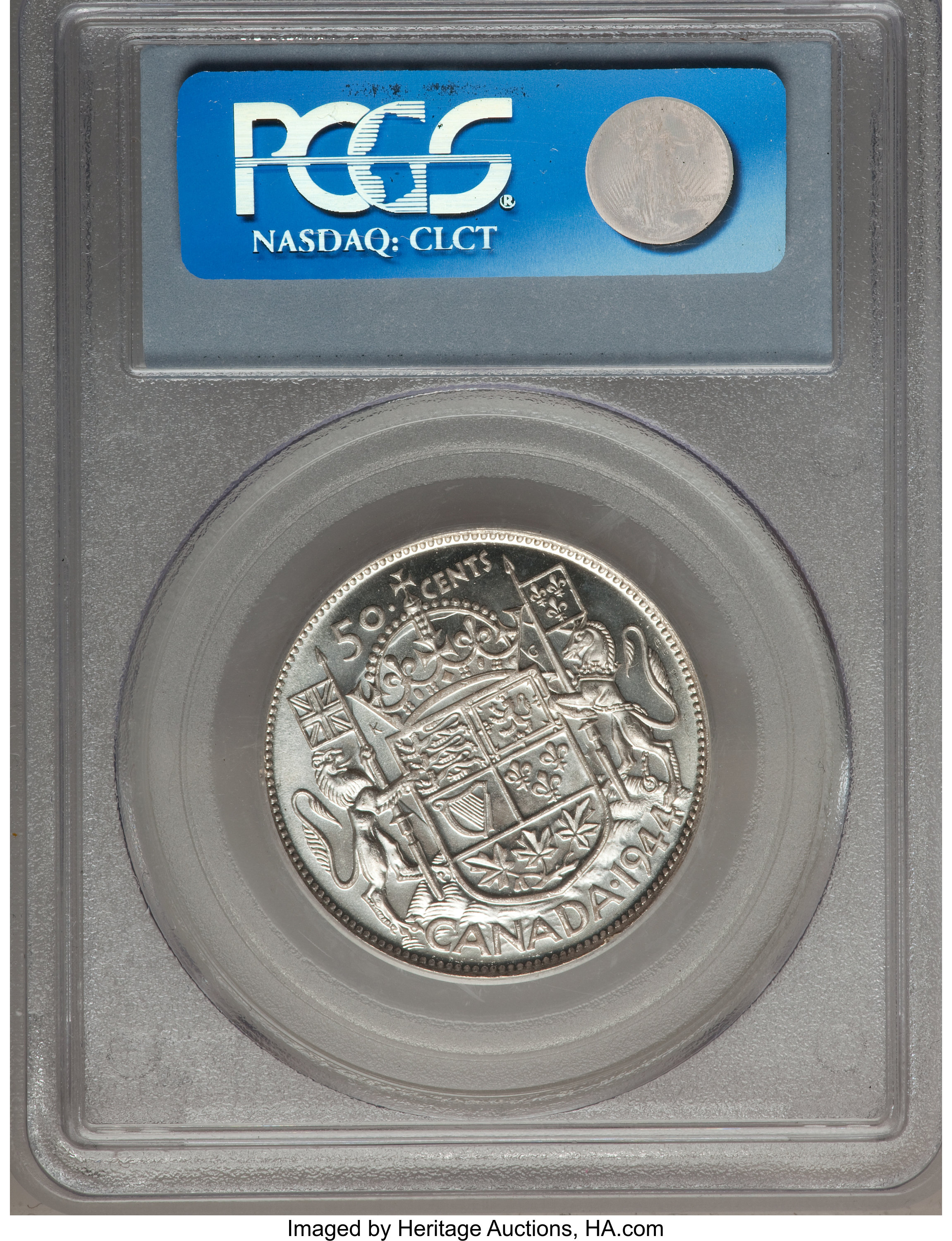 1944 50c Wide Date MS61 thumbnail 9