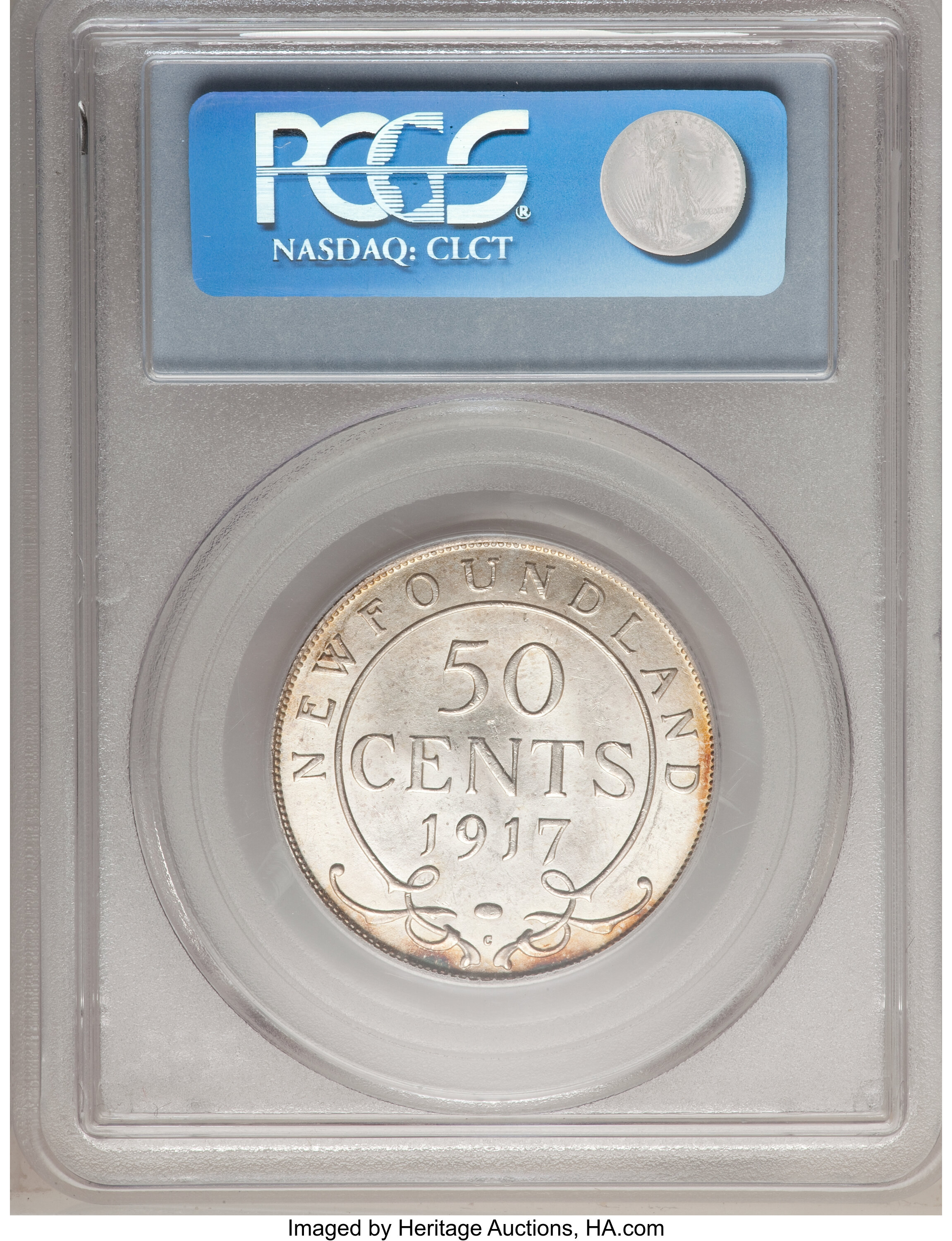 1917-C  50c Newfoundland XF45 thumbnail 2