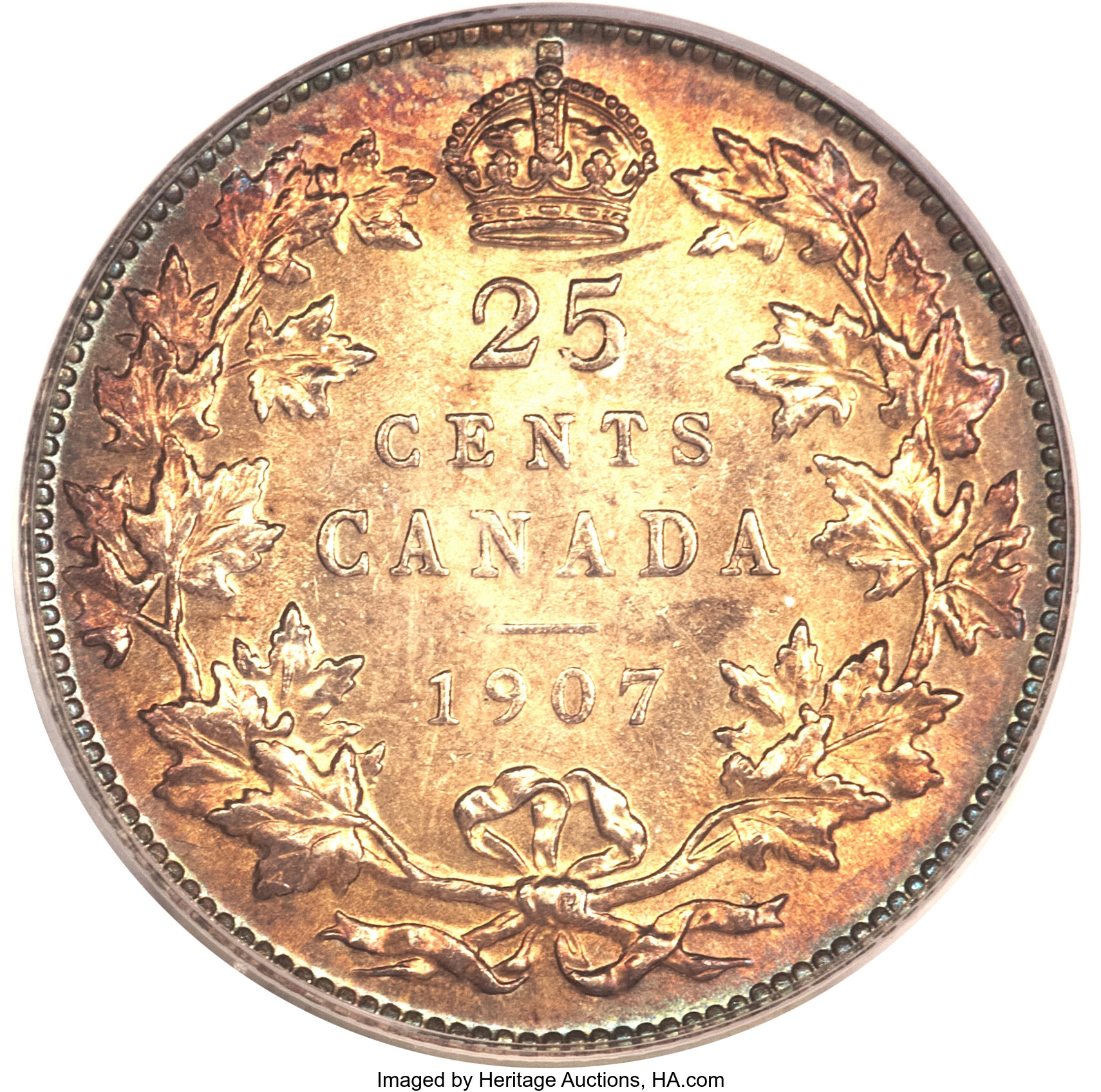 1907 25c MS61 thumbnail 15