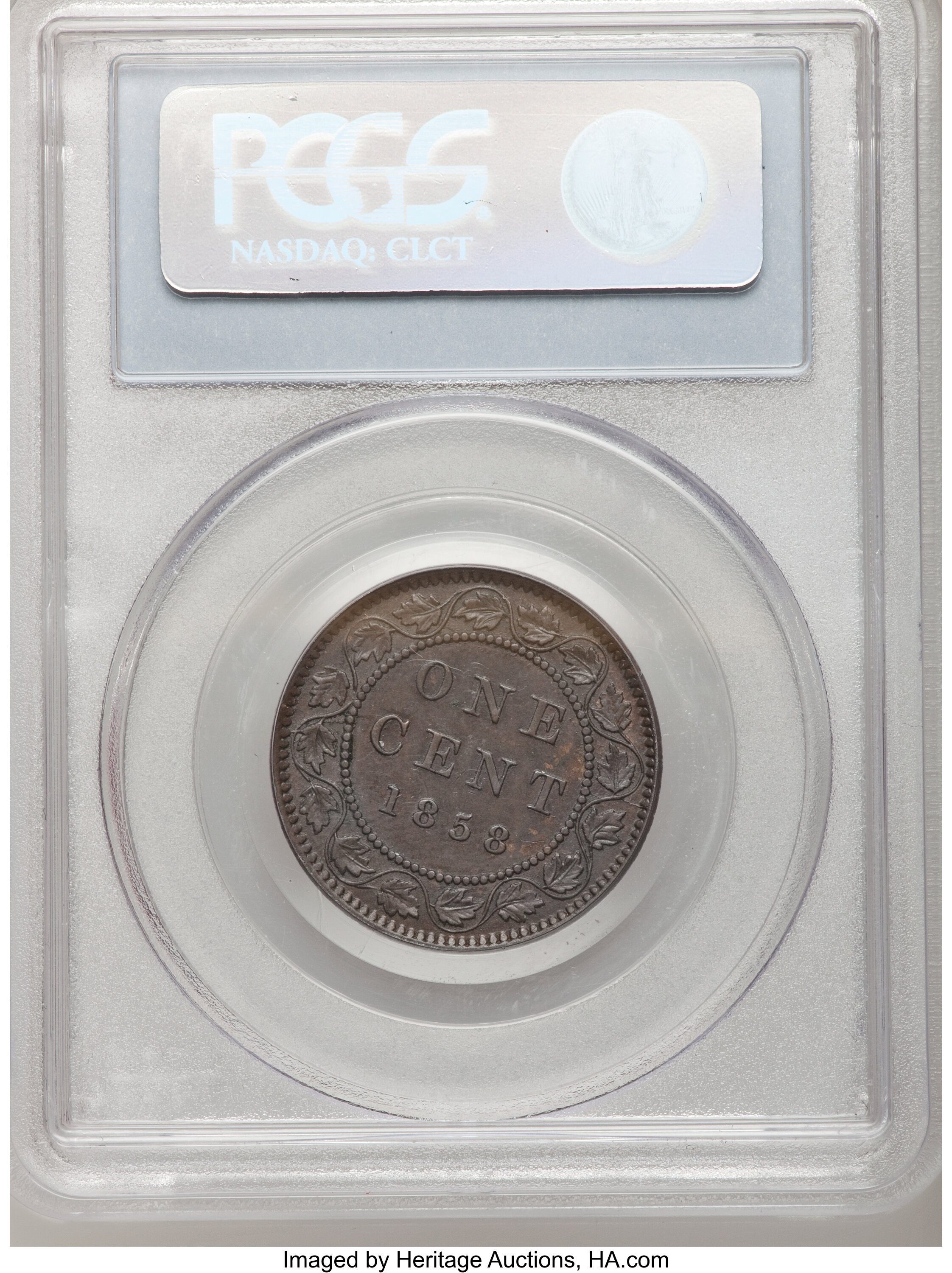 1858 1c Province of Canada, Broken Vine MS BN VF25 BN thumbnail 18