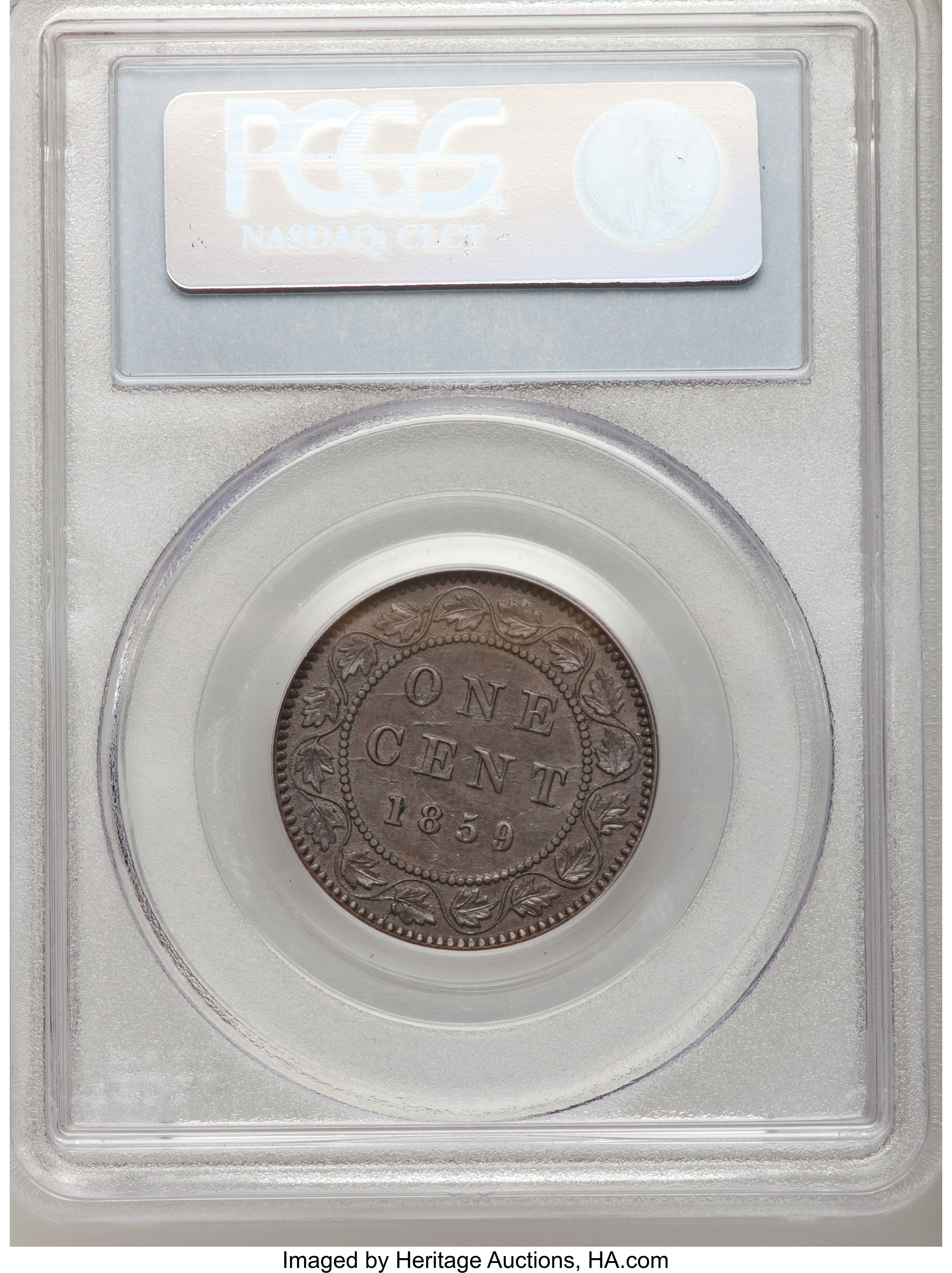 1859 1c Province of Canada, Narrow 9, DP-1 MS BN VG10 BN thumbnail 12
