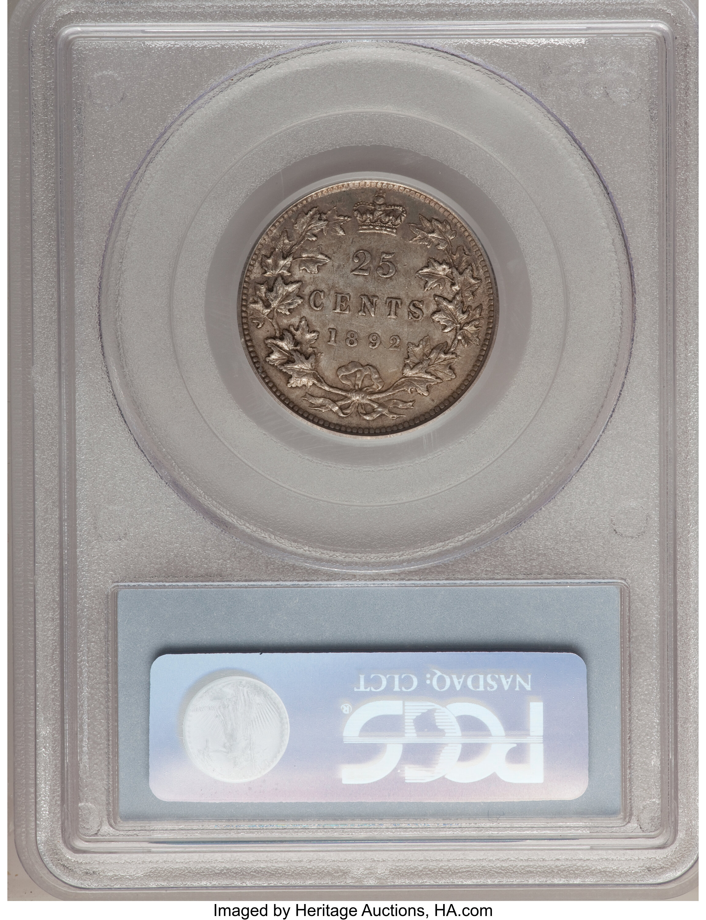 1892 25c AU55 thumbnail 2
