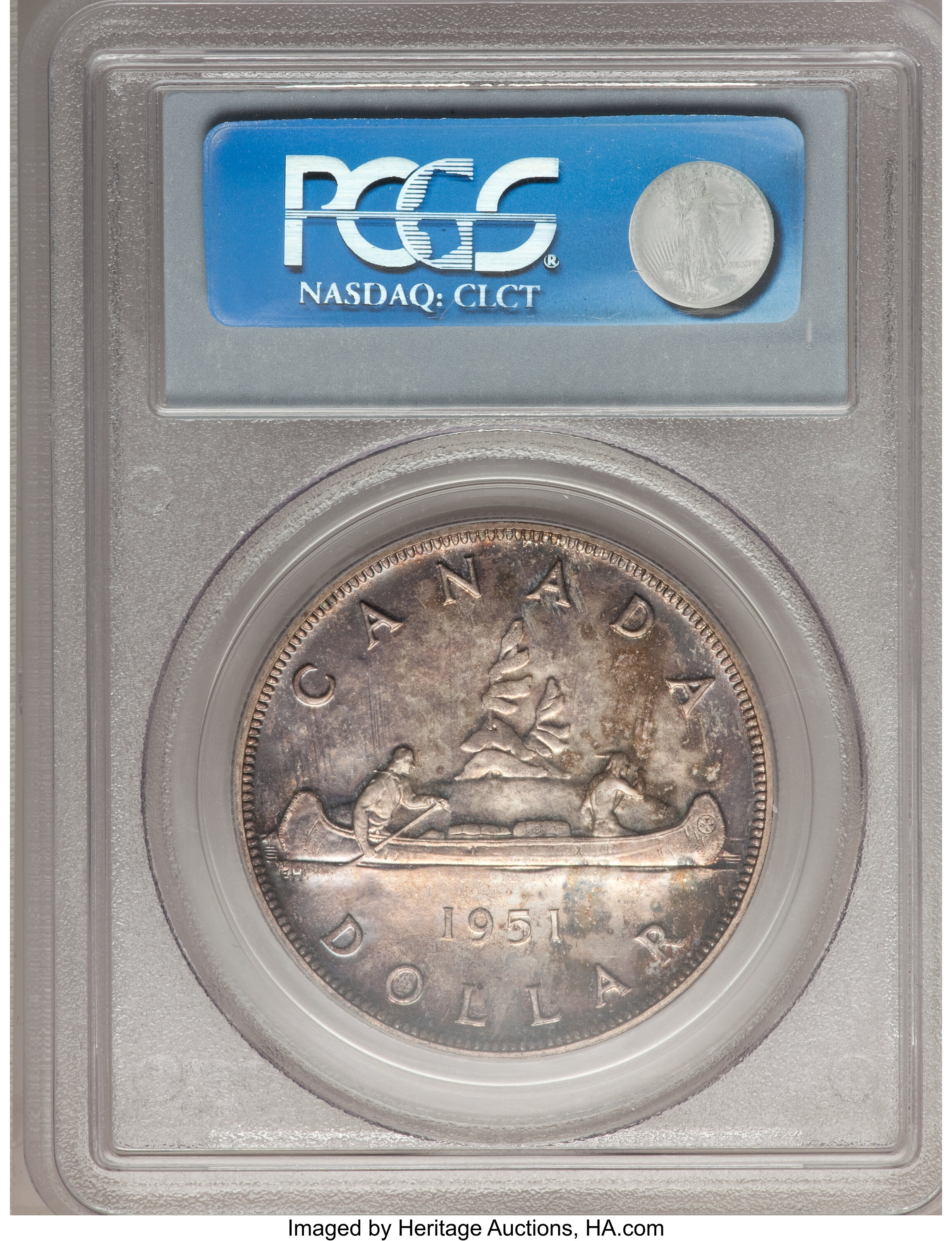 1951 S$1  Full Water Lines MS61 thumbnail 5